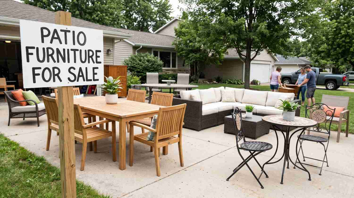Where to Sell Outdoor Furniture: Local Apps, Resale & Consignment