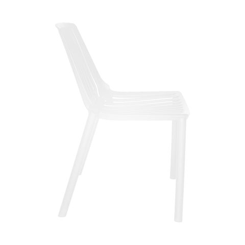 LeisureMod Acken Mid-Century Modern Plastic Dining Chair