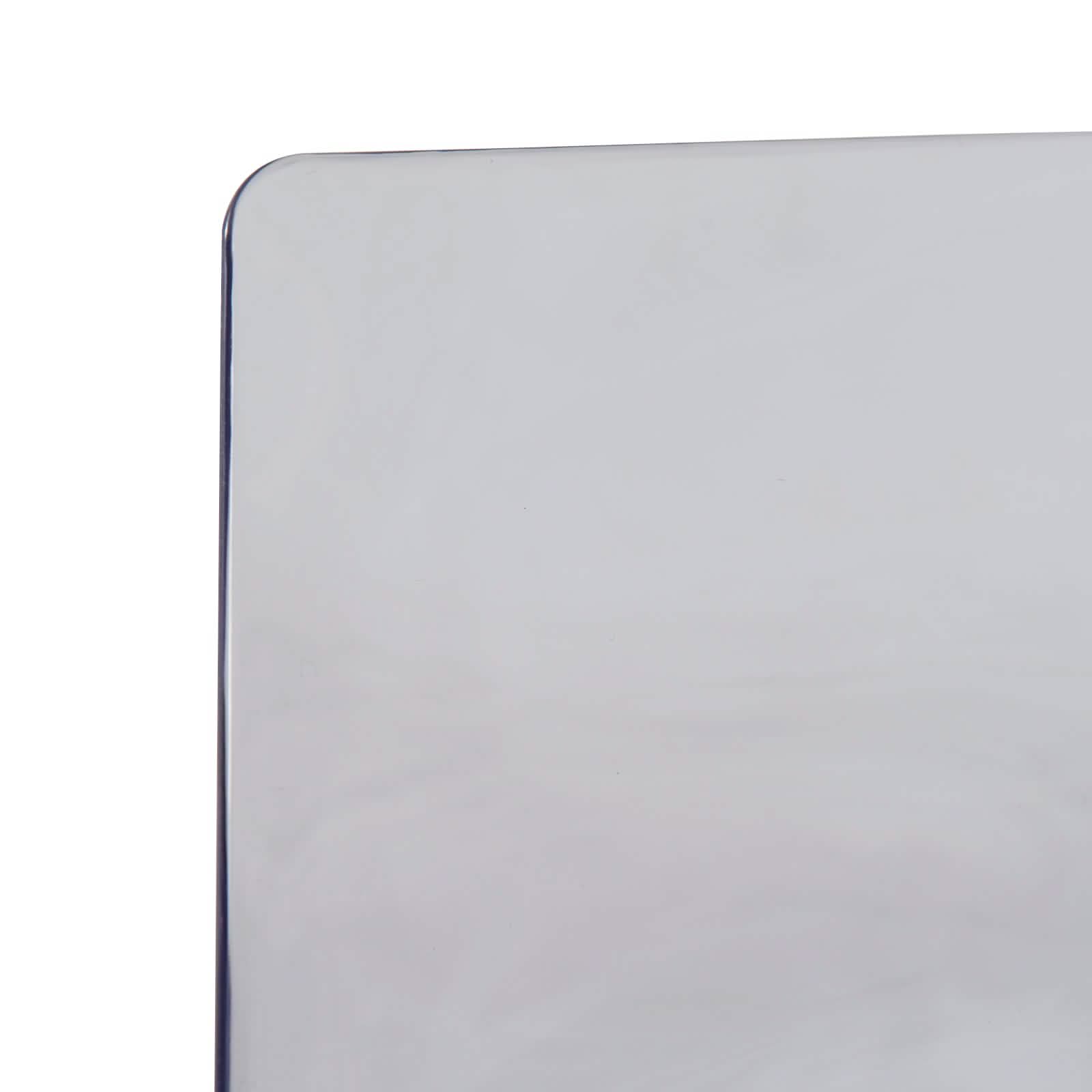 Astor Dining Chairs with ABS Plastic Seats in Black Stainless Steel Set of 2