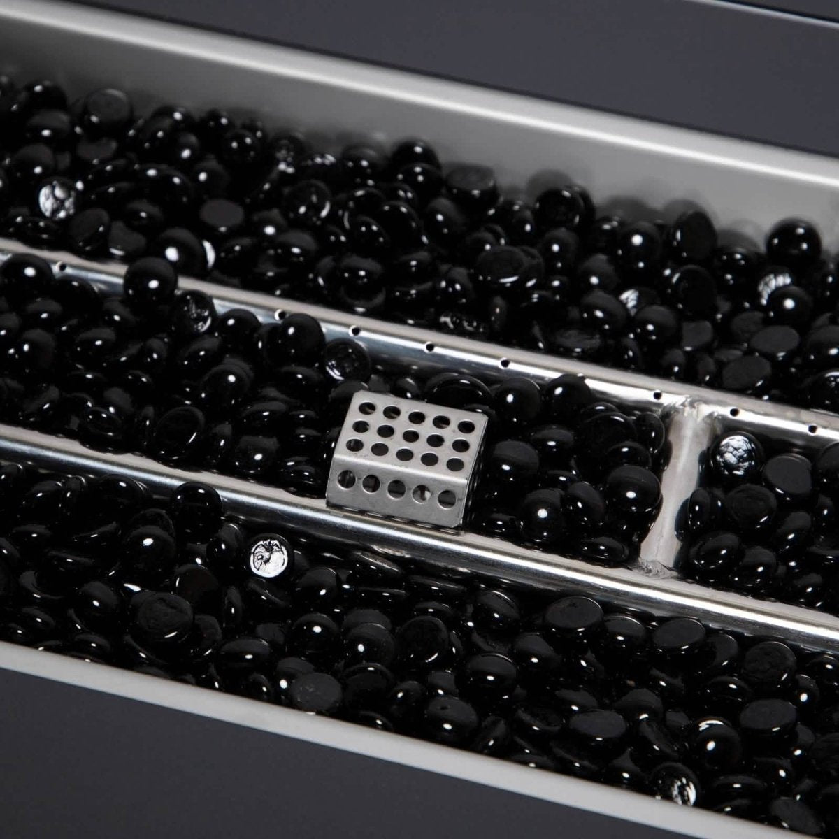 Chelsea Patio Modern Black Aluminum Propane Fire Pit Table