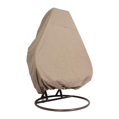LeisureMod Hanging Egg Swing Chair Outdoor Fabric Cover