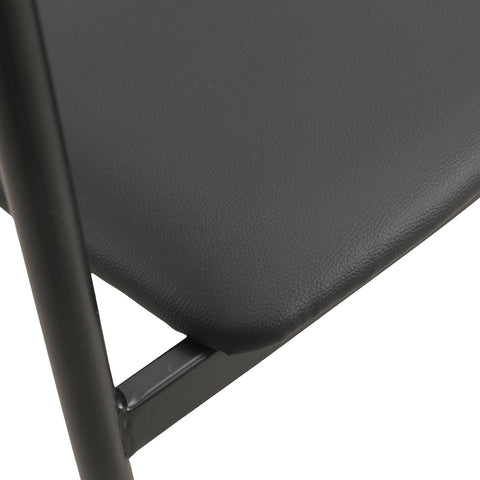 LeisureMod Kora Modern Dining Chair Upholstered in Faux Leather with Steel Frame and Legs