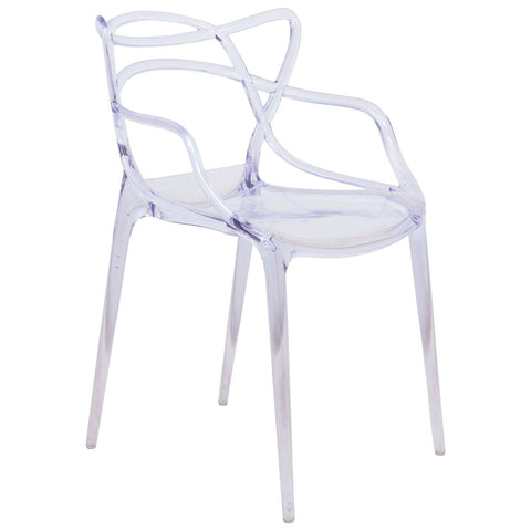 LeisureMod Milan Modern Wire Design Dining Chair