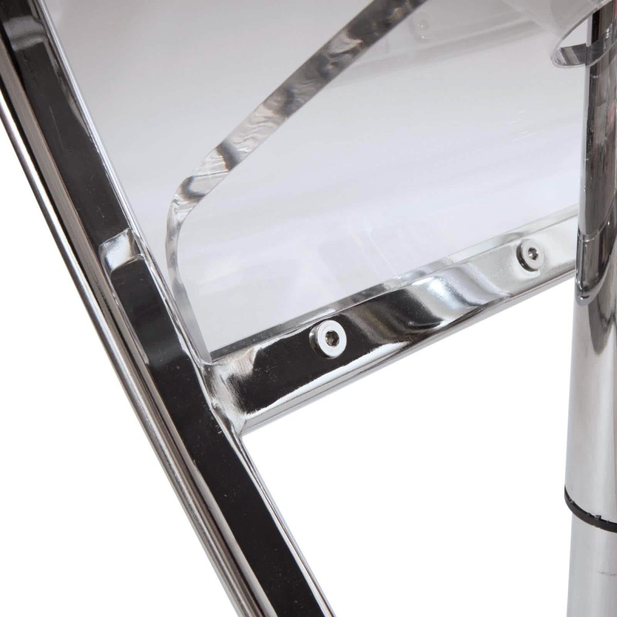 Napoli Transparent Acrylic Bar/Counter Stool, Set of 2