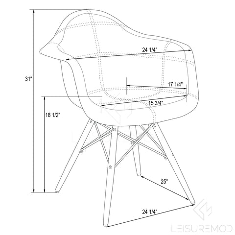 LeisureMod Willow Velvet Eiffel Chrome Base Accent Chair