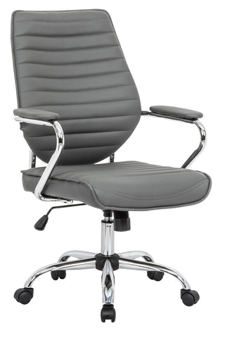LeisureMod Winchester Leatherette Office Chair
