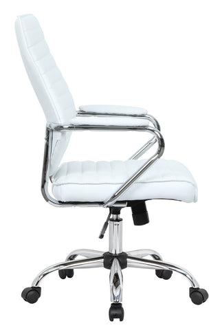 LeisureMod Winchester Leatherette Office Chair