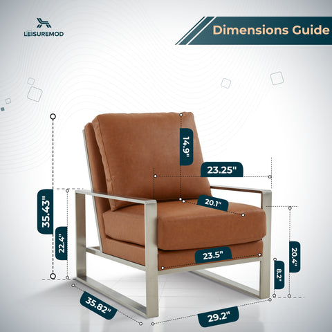 Jefferson Accent Armchair with Upholstered and Gold/Silver Metal Frame