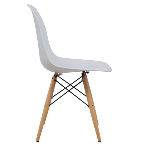 Dover Modern Dining Chair  Molded Side Chair Set of 4