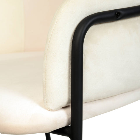 Axis 40" Bar Stool with Ergonomic Design, Powder-Coated Base, and Footrest in Black/Gold