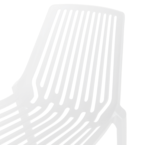 Acken Mid Century Modern Plastic Stackable Dining Chair Set of 2