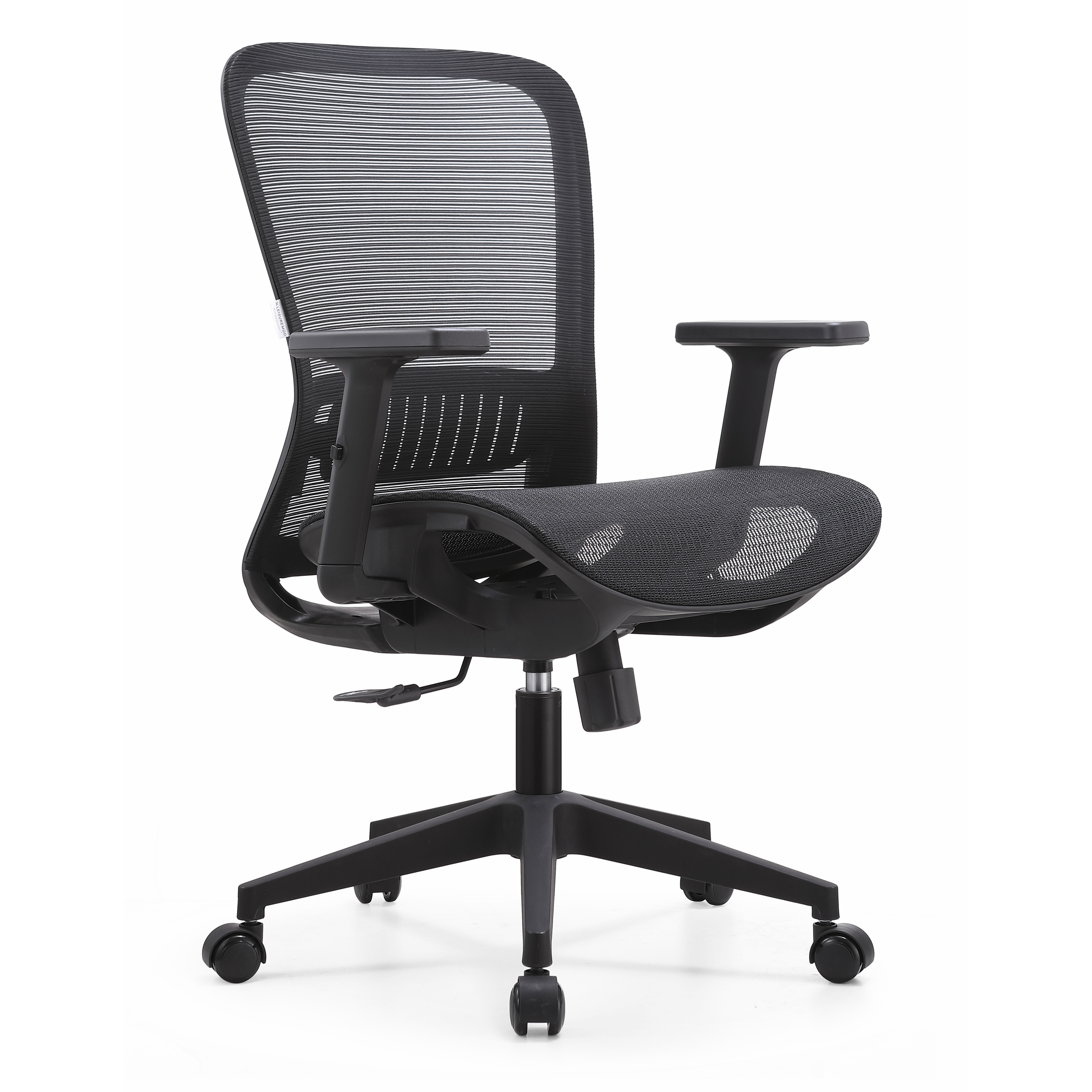 Amanda Adjustable Height Mesh Office Chair with Nylon Frame - Swivel and Tilt Mechanism