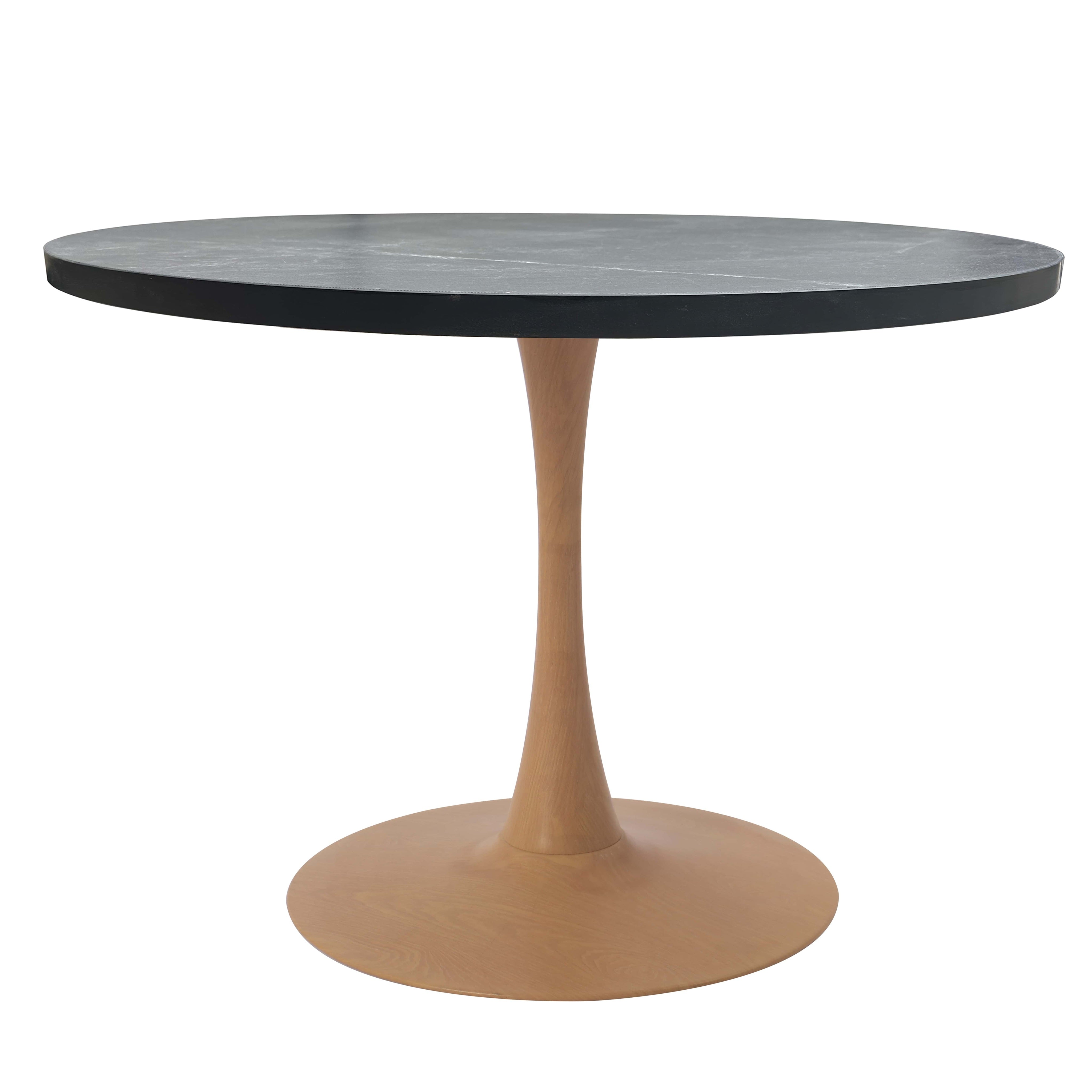 Bristol 35"/36"/40" Round Dining Table Wood Transfer Cherry/Natural/Walnut Base with MDF Table Top
