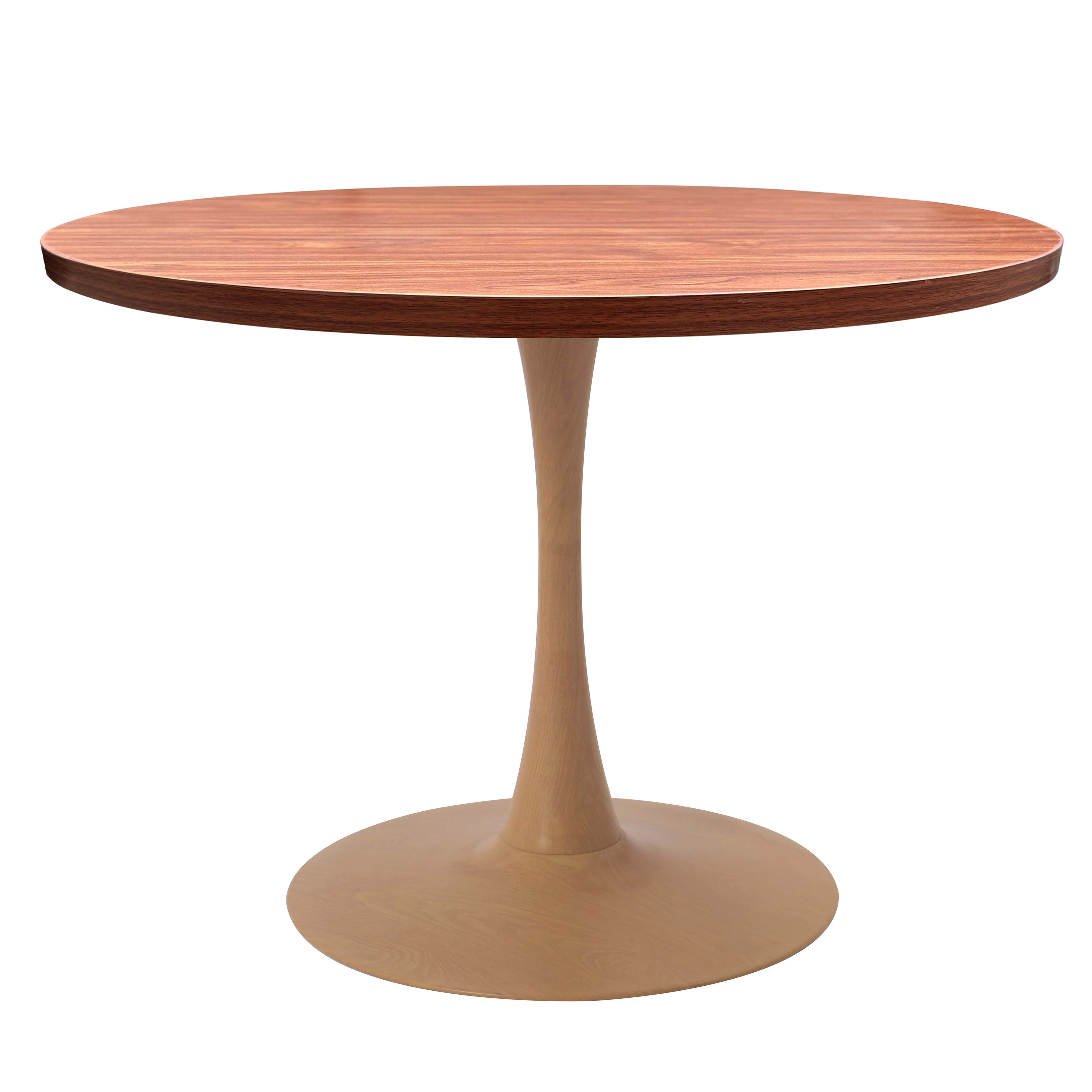 Bristol 35"/36"/40" Round Dining Table Wood Transfer Cherry/Natural/Walnut Base with MDF Table Top