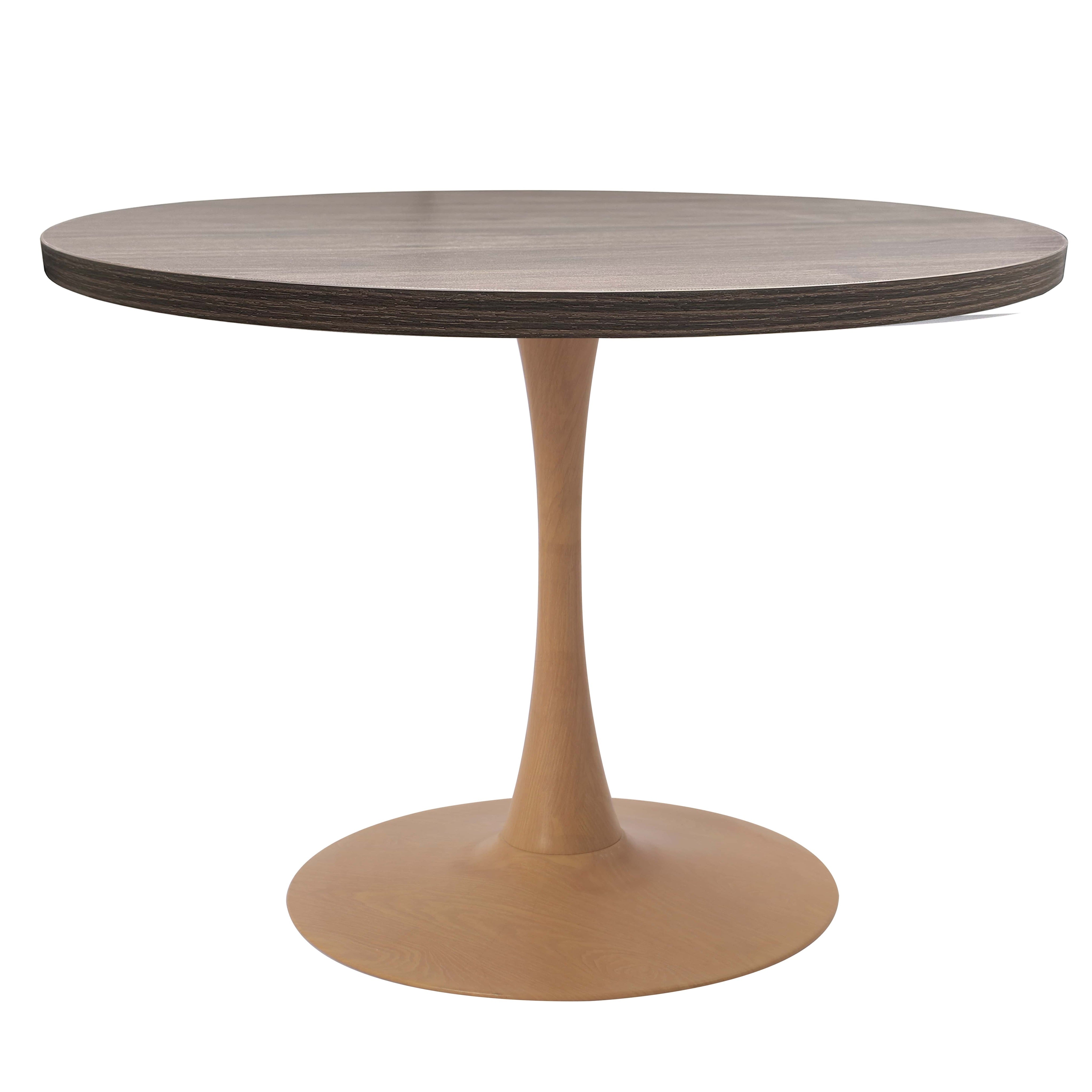 Bristol 35"/36"/40" Round Dining Table Wood Transfer Cherry/Natural/Walnut Base with MDF Table Top