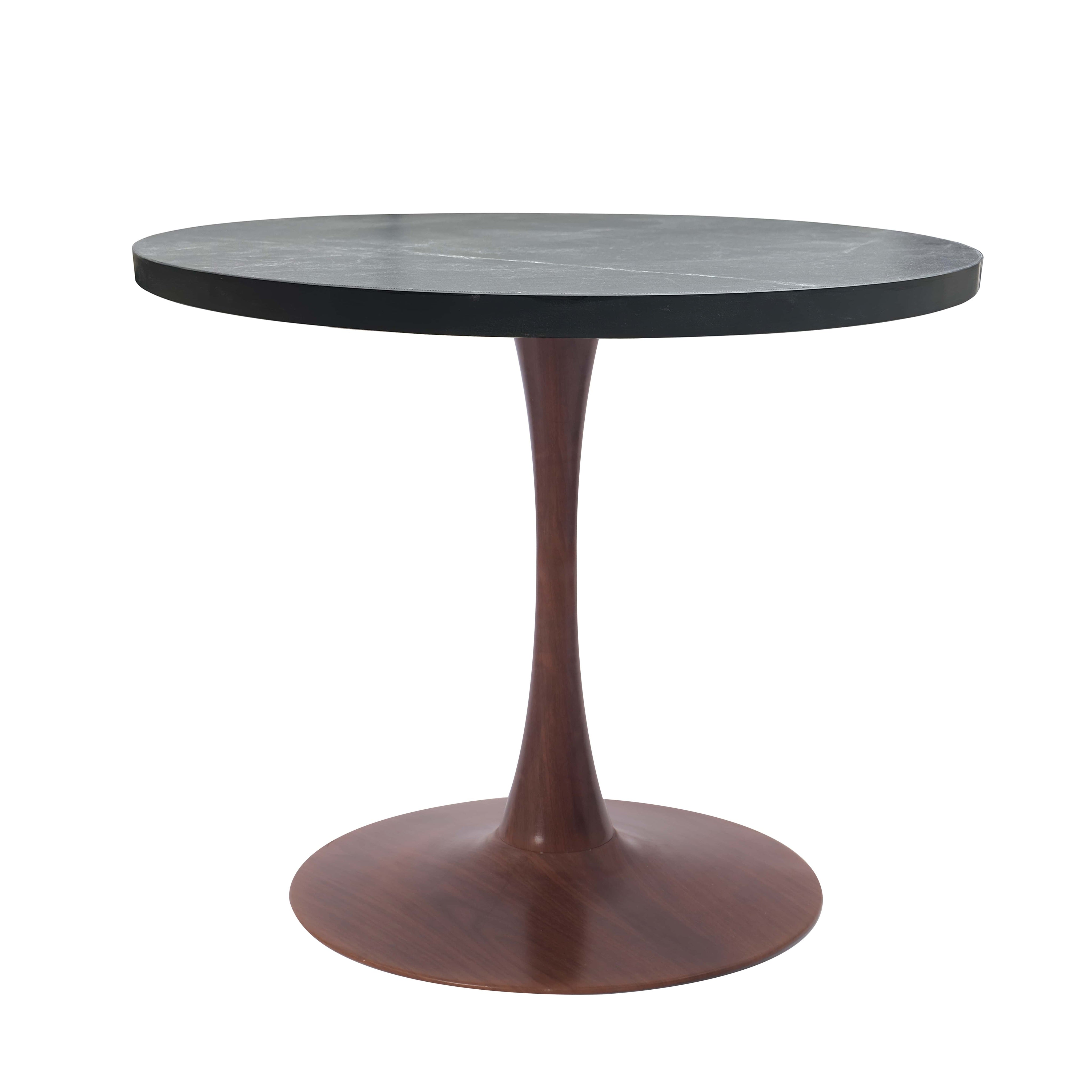 Bristol 24"/27"/31" Round Dining Table Wood Transfer Cherry/Natural/Walnut Base with MDF Table Top