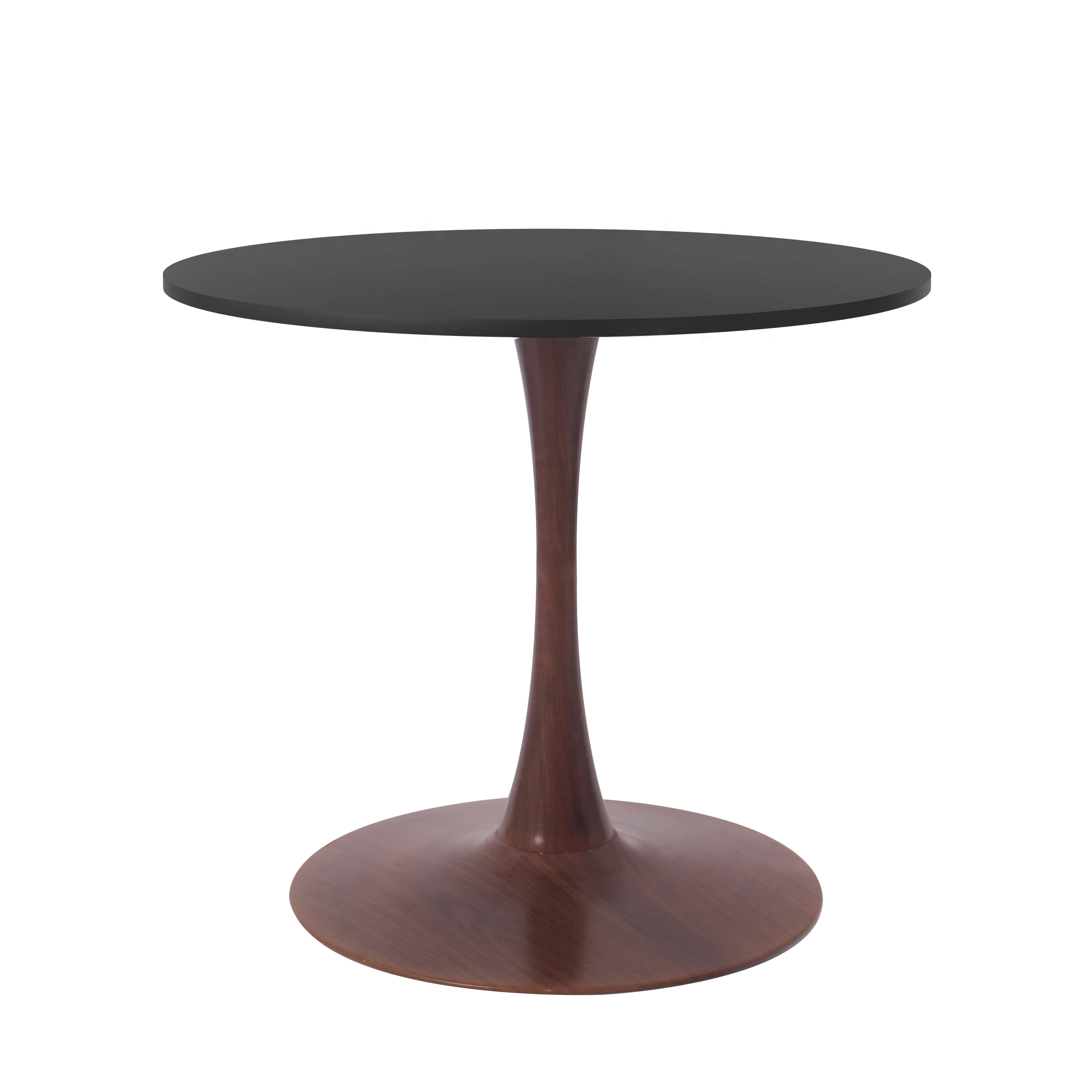 Bristol 24"/27"/31" Round Dining Table Wood Transfer Cherry/Natural/Walnut Base with MDF Table Top
