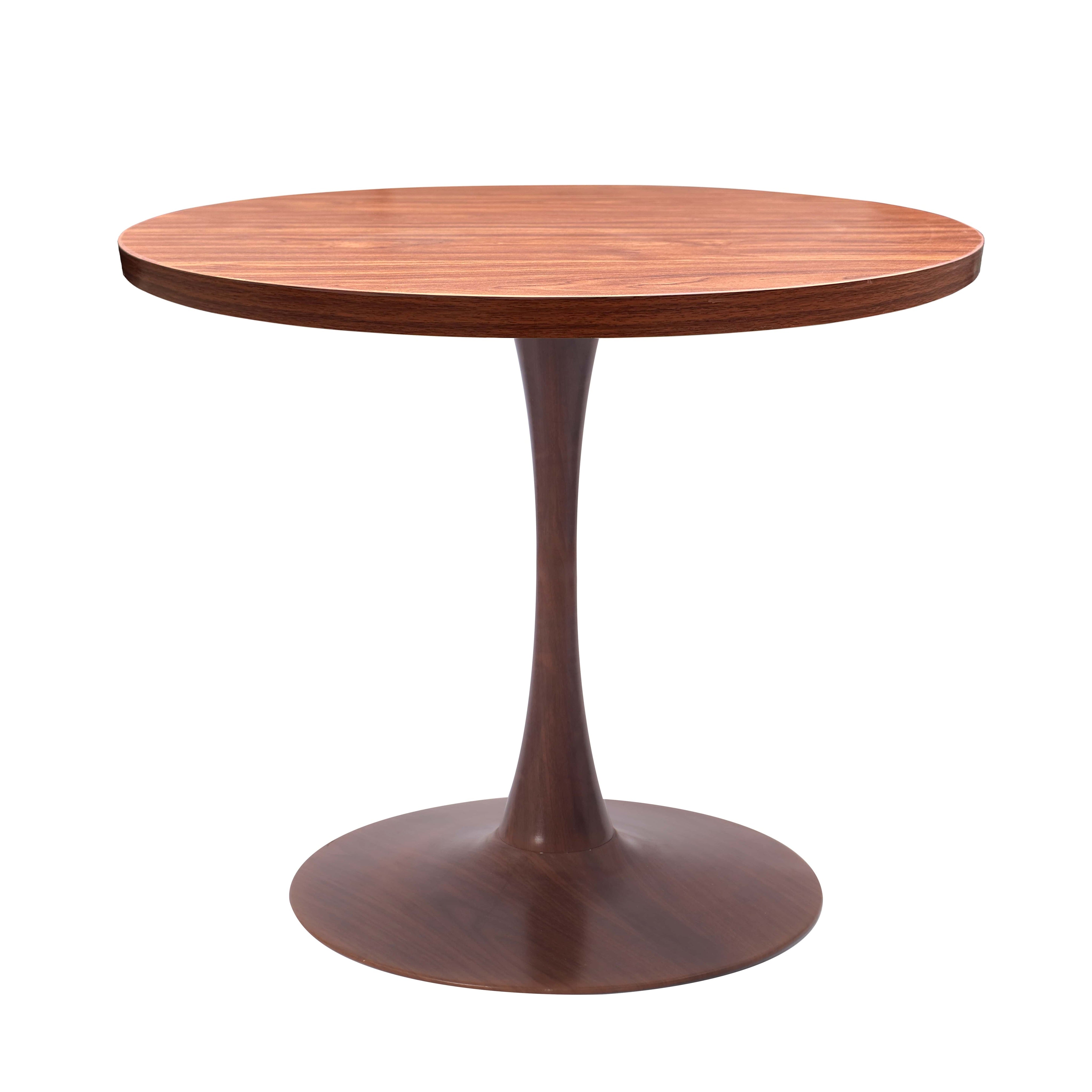 Bristol 24"/27"/31" Round Dining Table Wood Transfer Cherry/Natural/Walnut Base with MDF Table Top