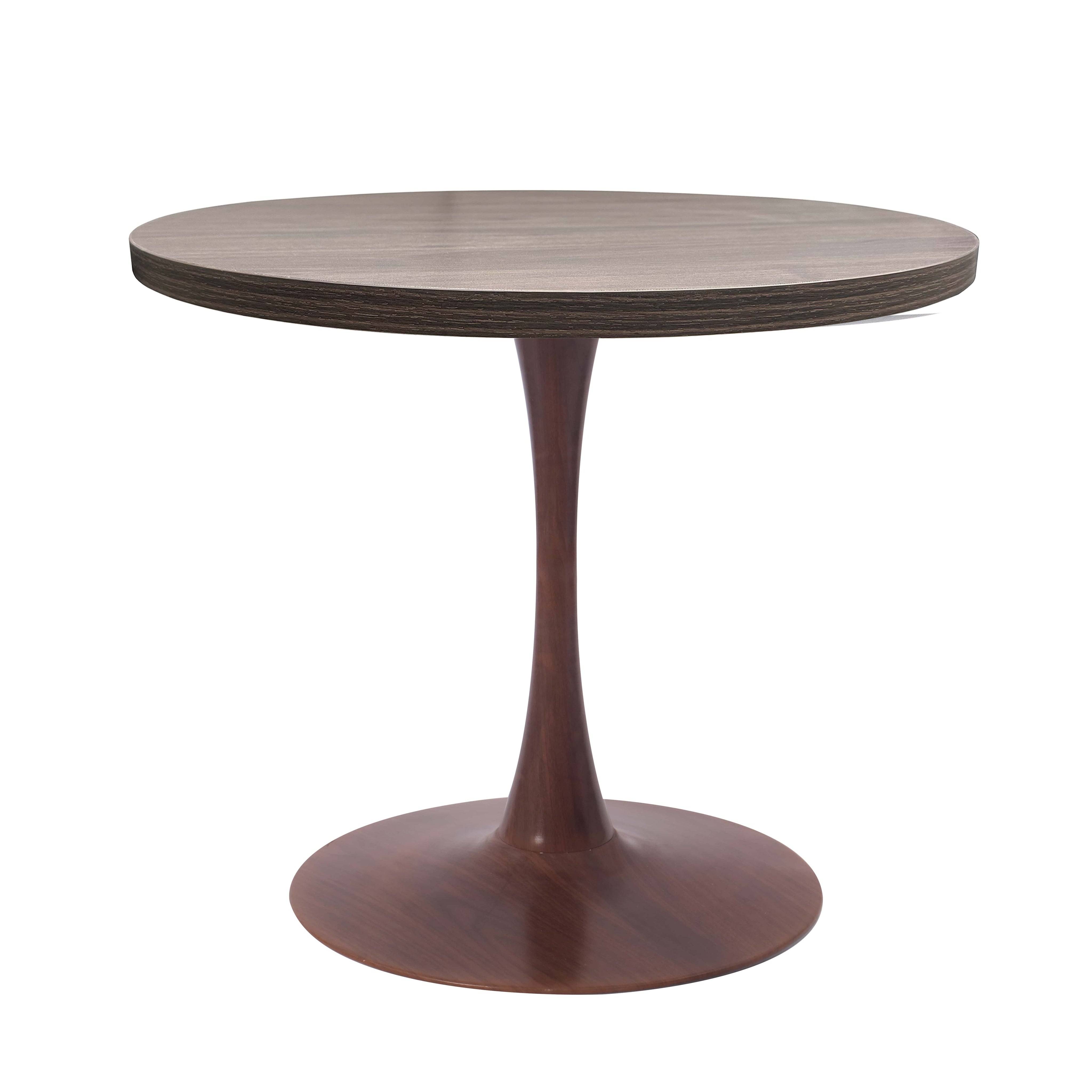 Bristol 24"/27"/31" Round Dining Table Wood Transfer Cherry/Natural/Walnut Base with MDF Table Top