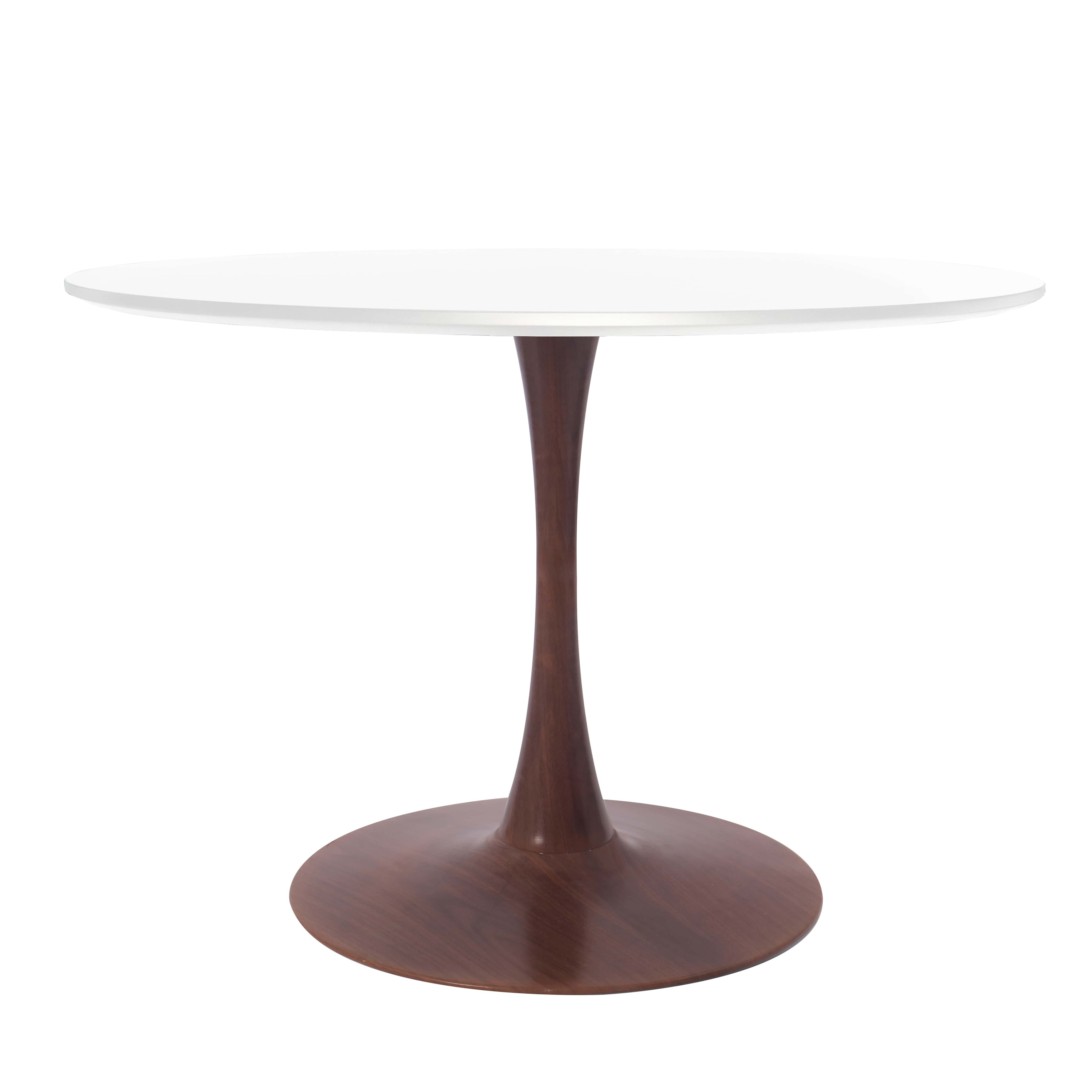 Bristol 35"/36"/40" Round Dining Table Wood Transfer Cherry/Natural/Walnut Base with MDF Table Top