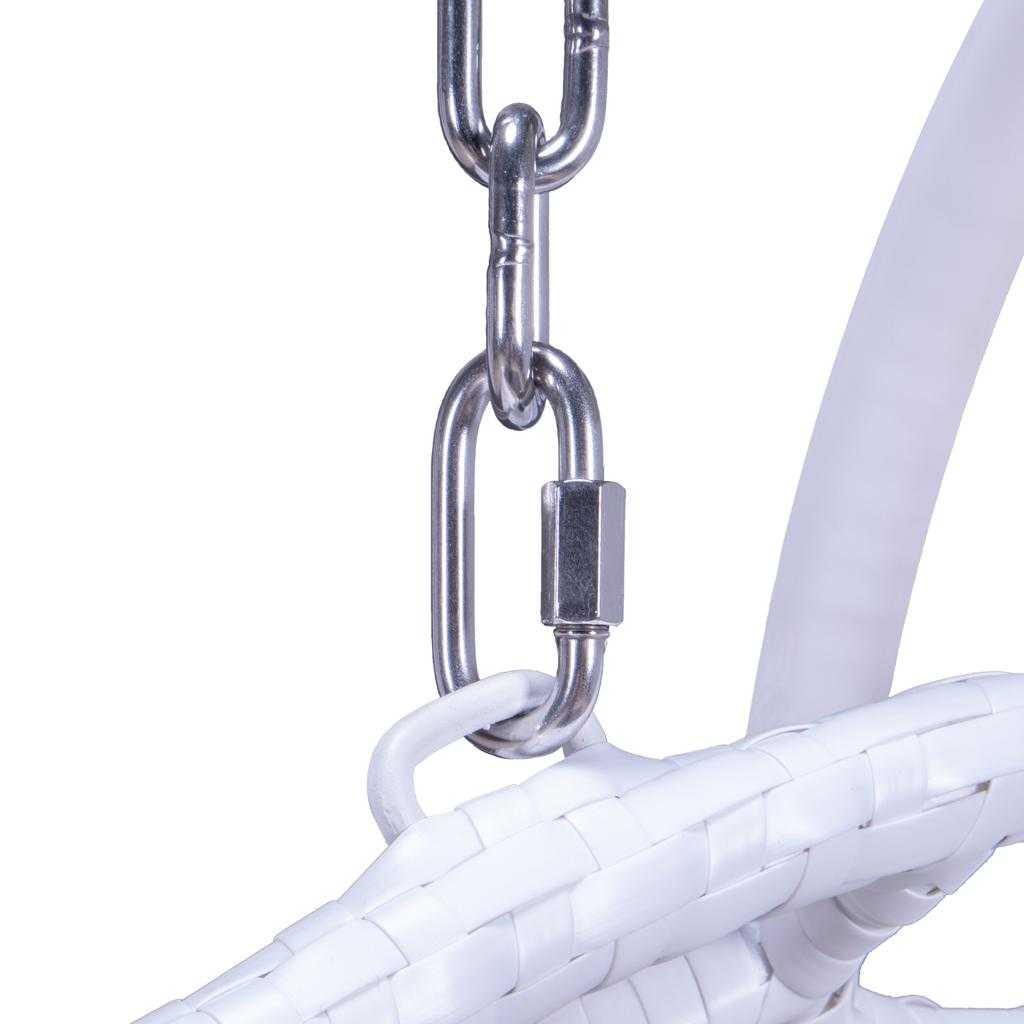 Modern Wicker Hanging Double Seater Egg Swing Chair