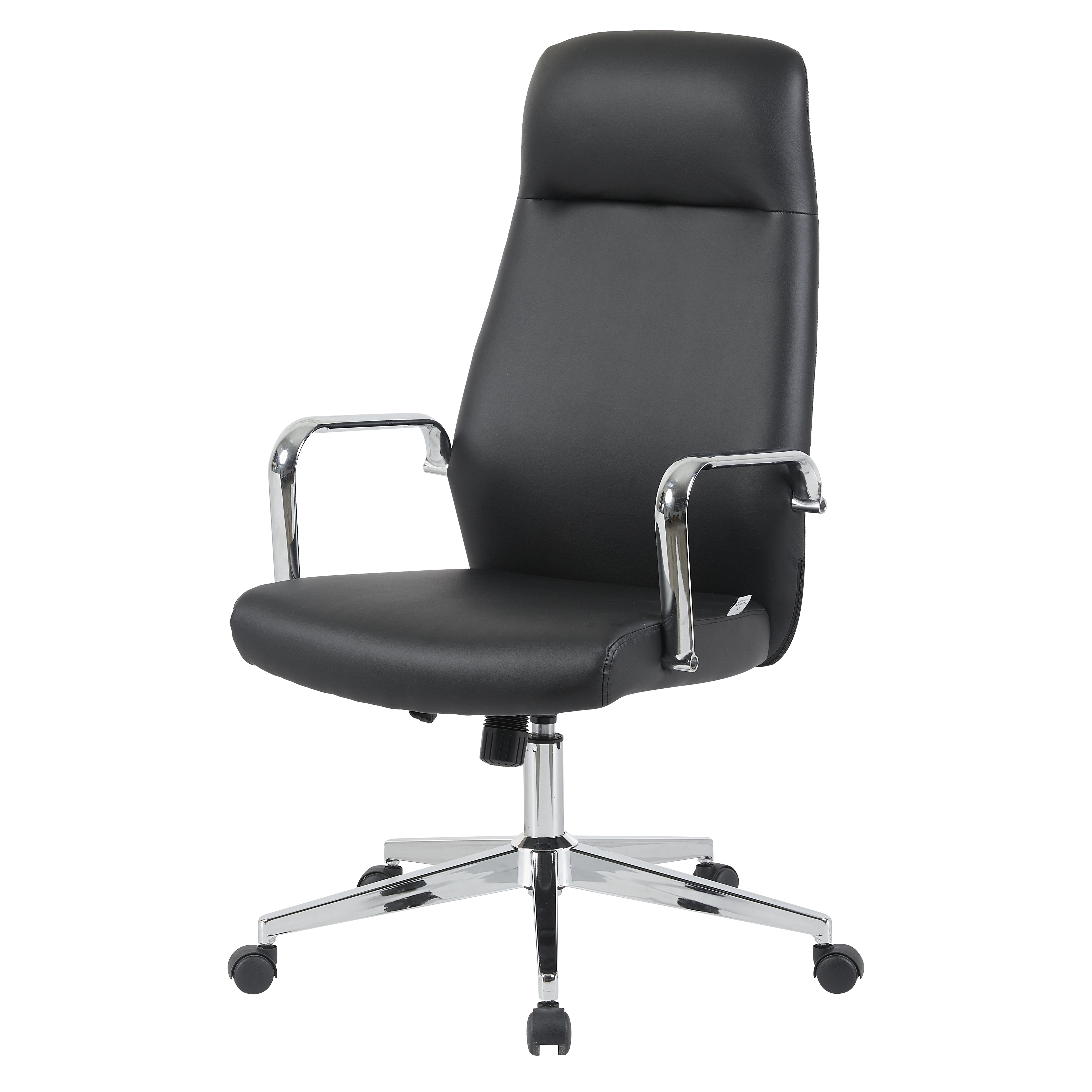 Flux Leather Office Chair Adjustable Height and Tilt with an Iron Frame