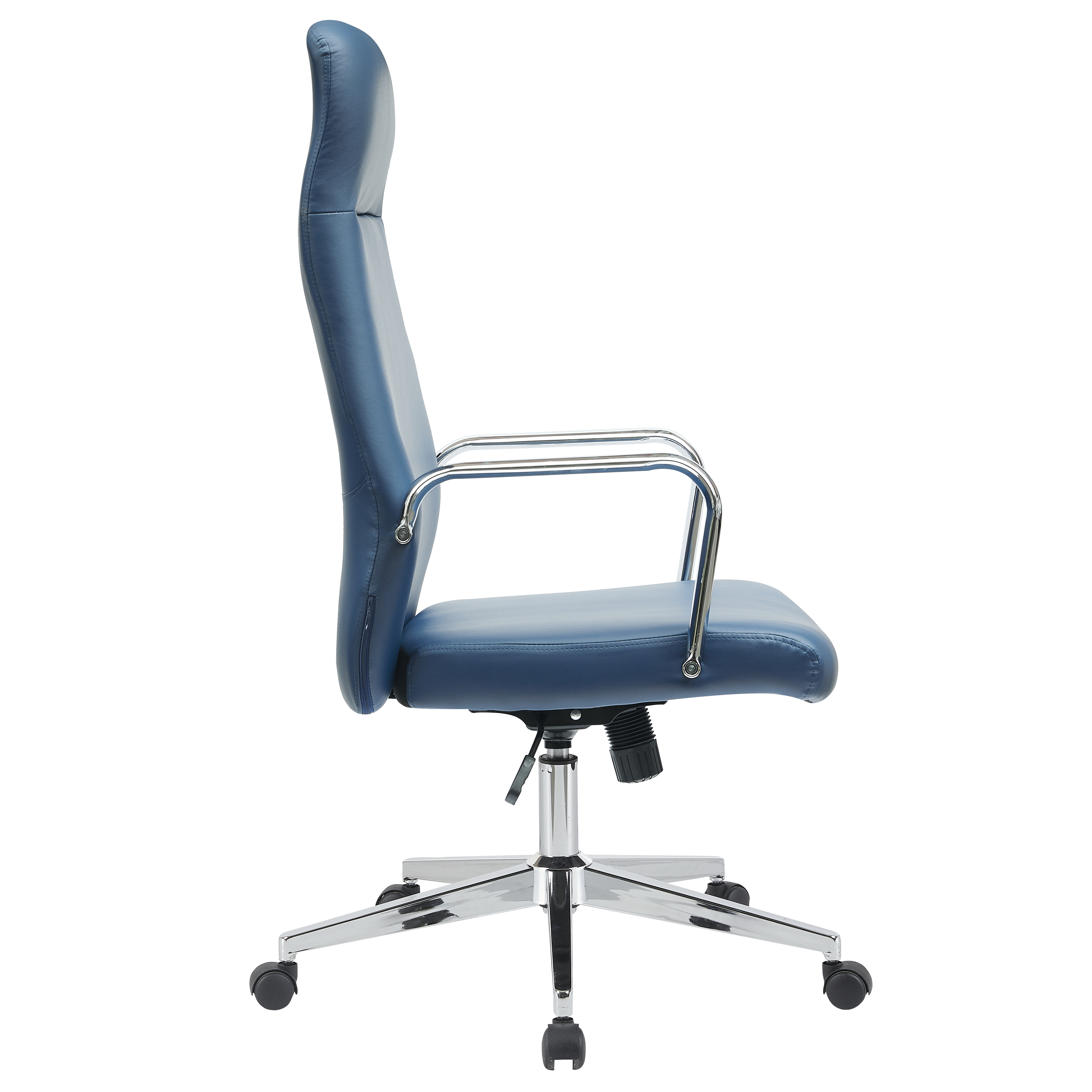 Flux Leather Office Chair Adjustable Height and Tilt with an Iron Frame