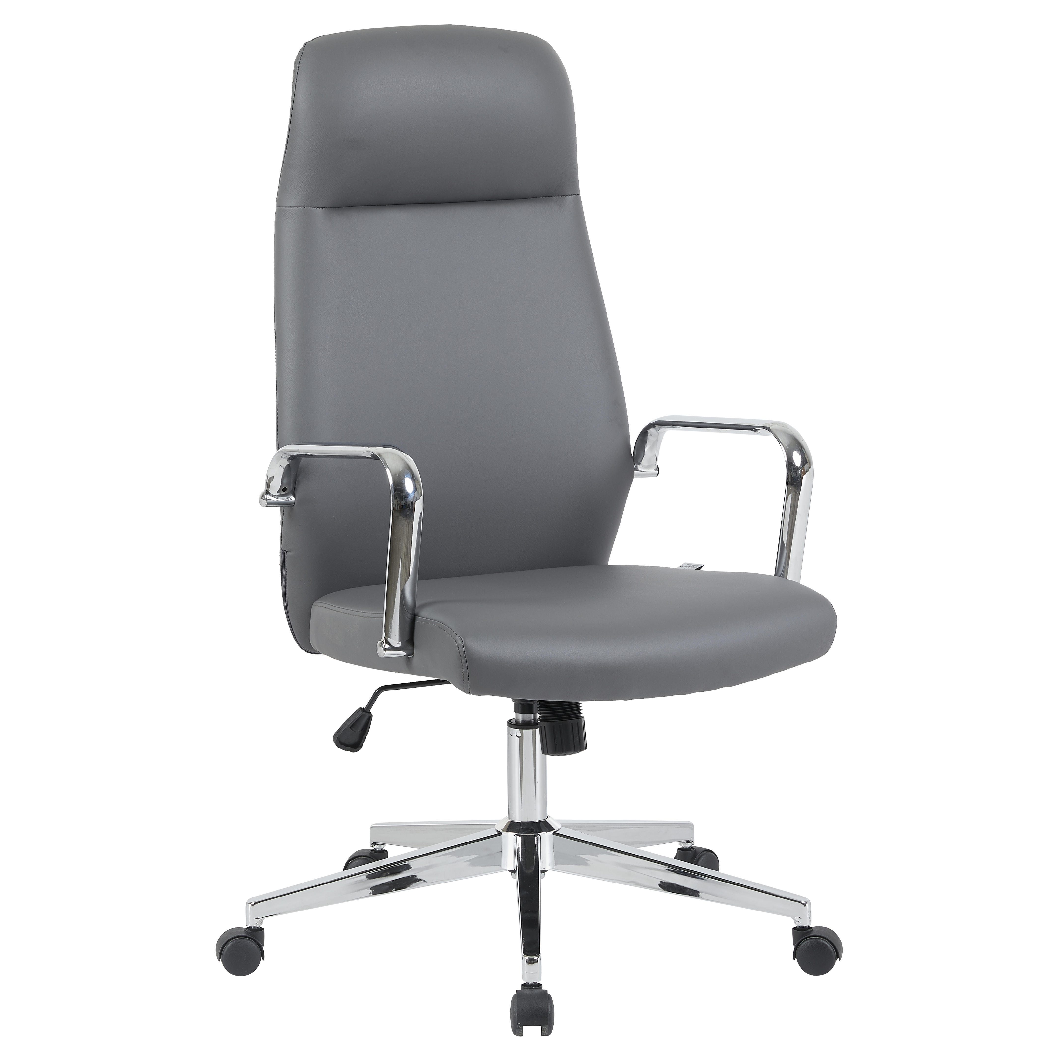 Flux Leather Office Chair Adjustable Height and Tilt with an Iron Frame