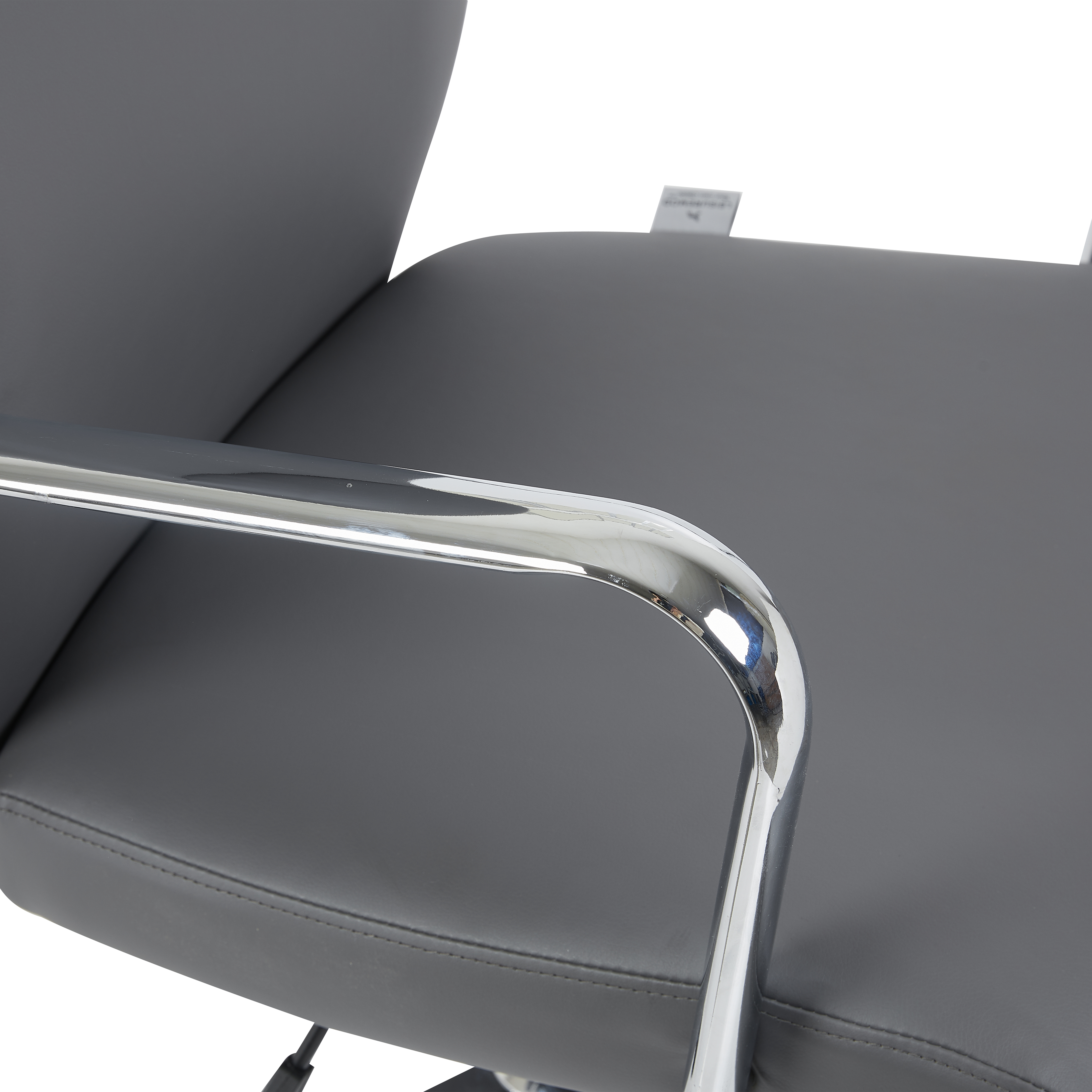 Flux Leather Office Chair Adjustable Height and Tilt with an Iron Frame