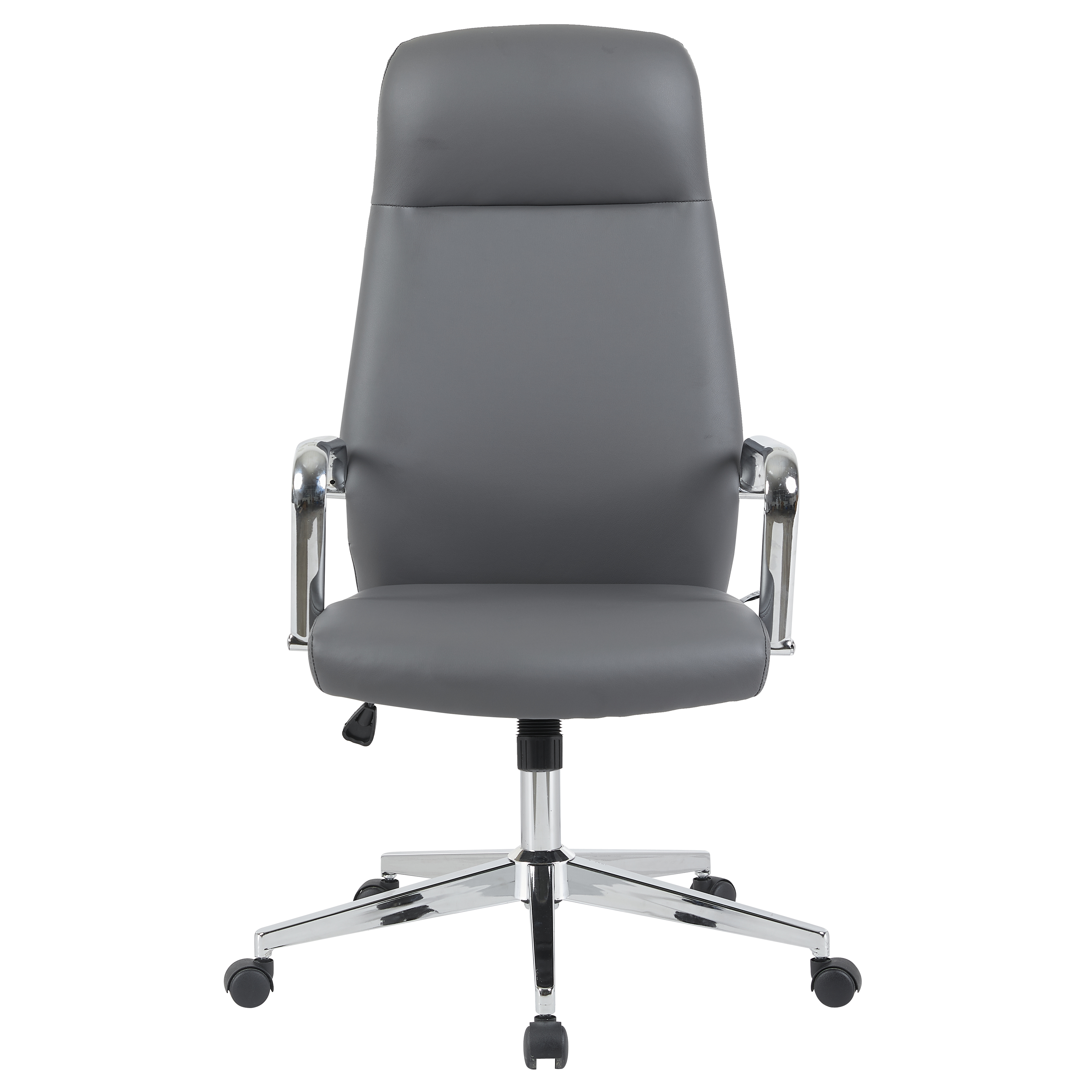 Flux Leather Office Chair Adjustable Height and Tilt with an Iron Frame