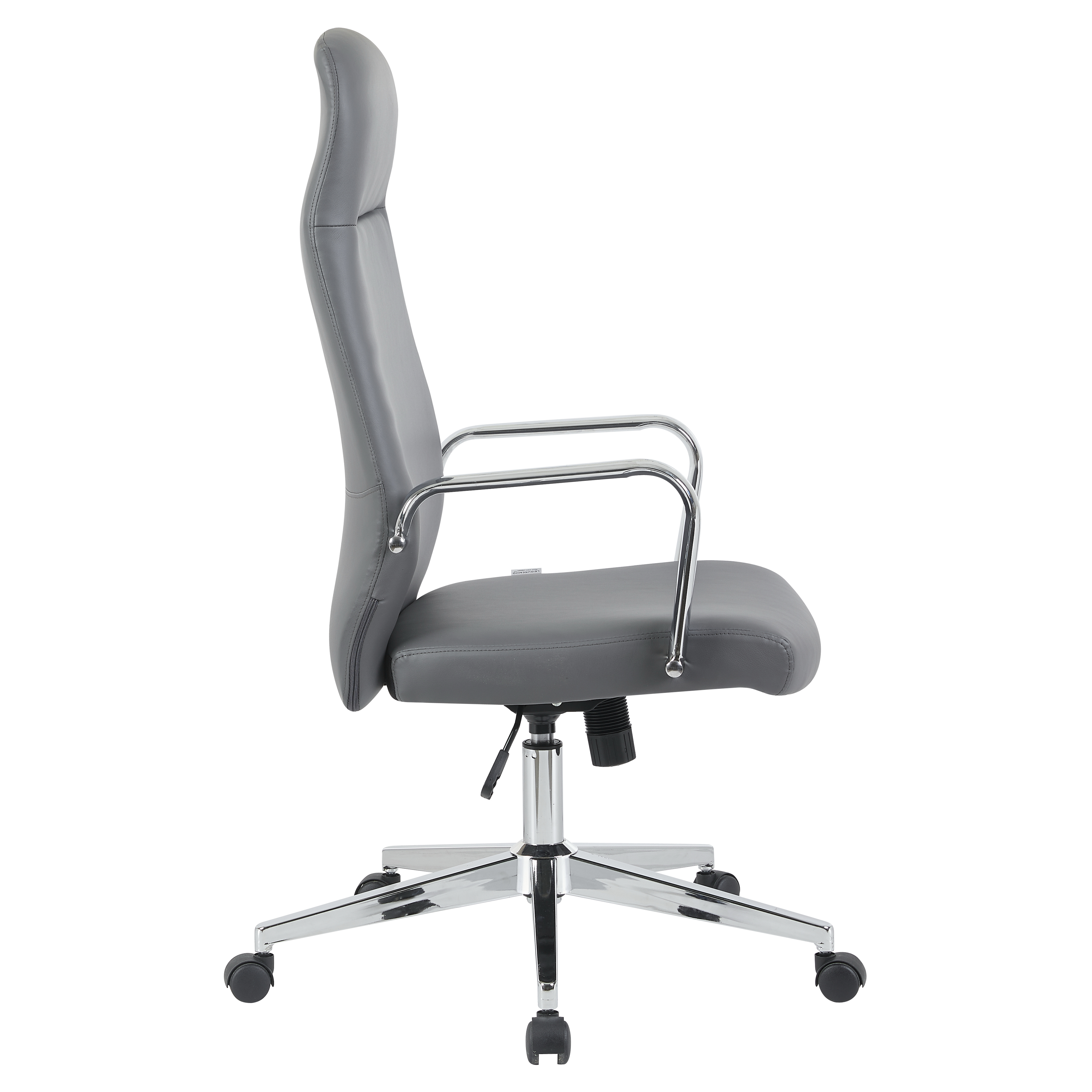 Flux Leather Office Chair Adjustable Height and Tilt with an Iron Frame