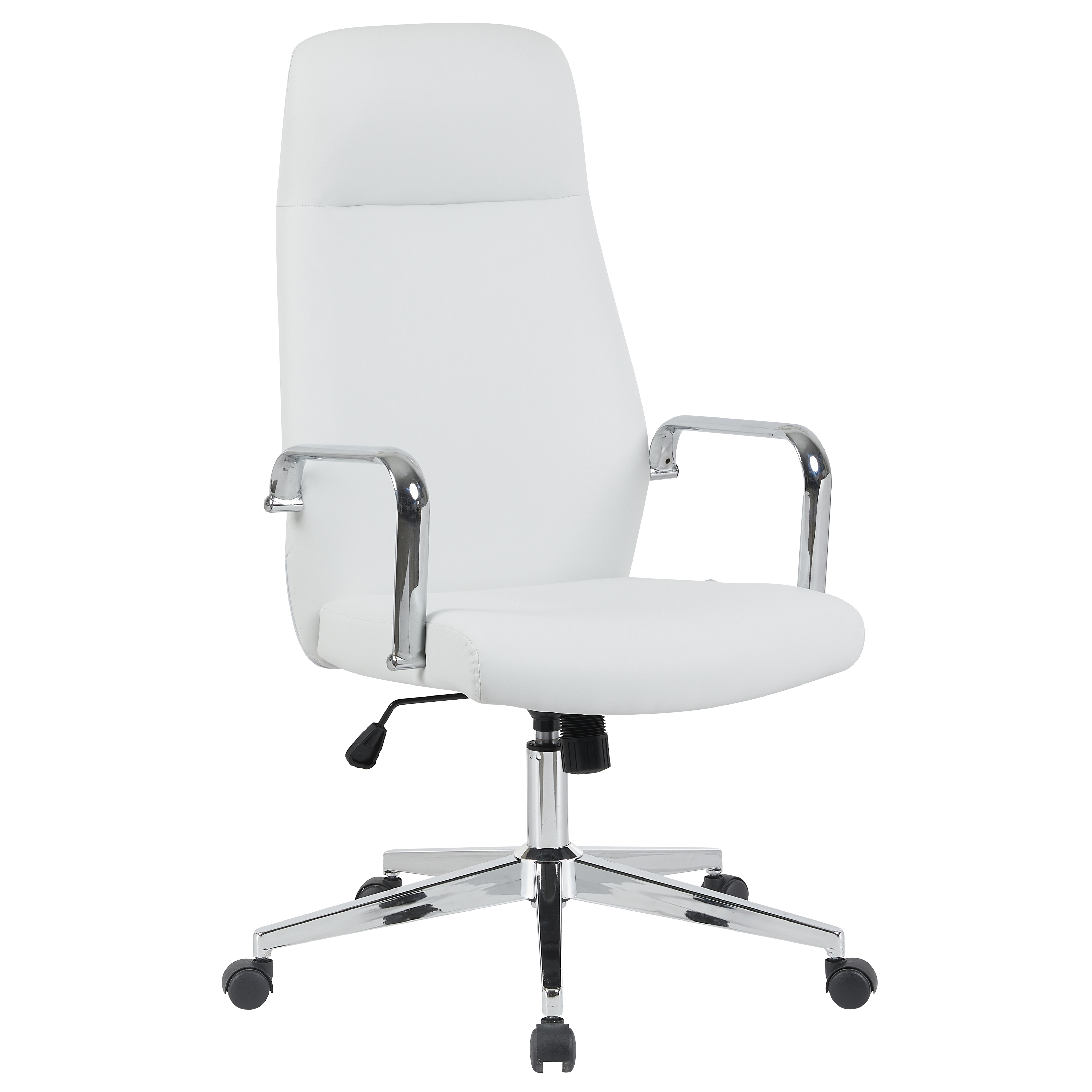 Flux Leather Office Chair Adjustable Height and Tilt with an Iron Frame