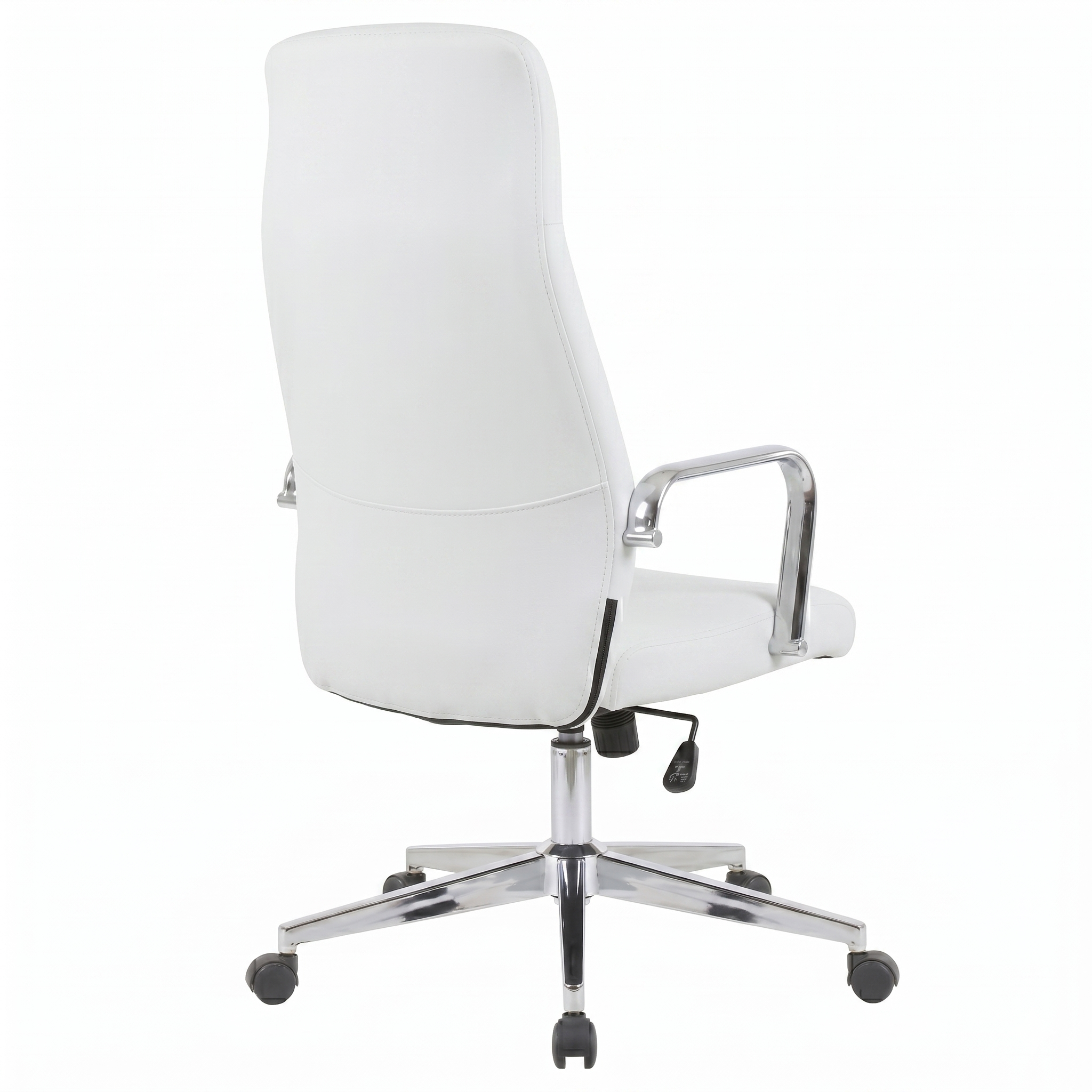 Flux Leather Office Chair Adjustable Height and Tilt with an Iron Frame