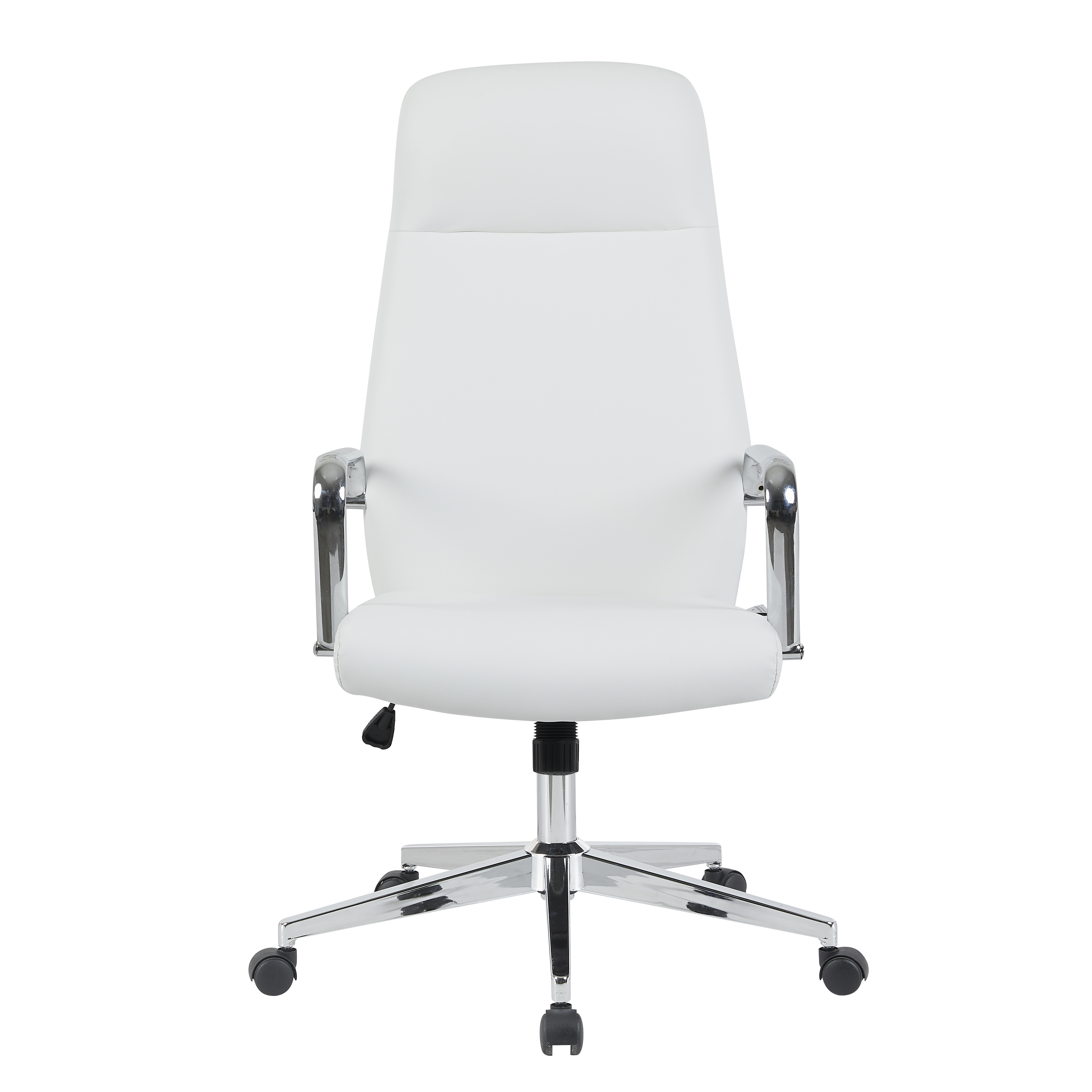 Flux Leather Office Chair Adjustable Height and Tilt with an Iron Frame