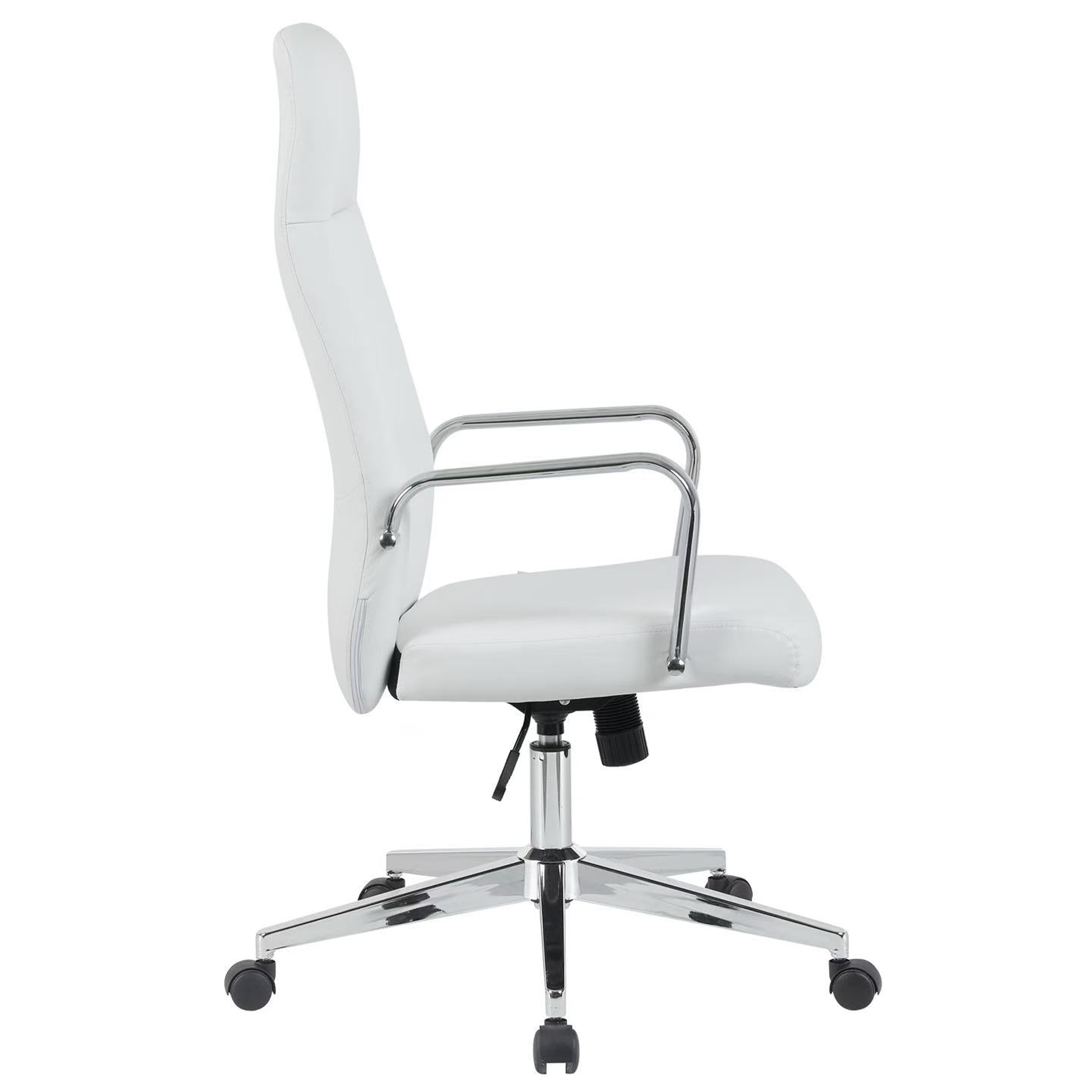 Flux Leather Office Chair Adjustable Height and Tilt with an Iron Frame