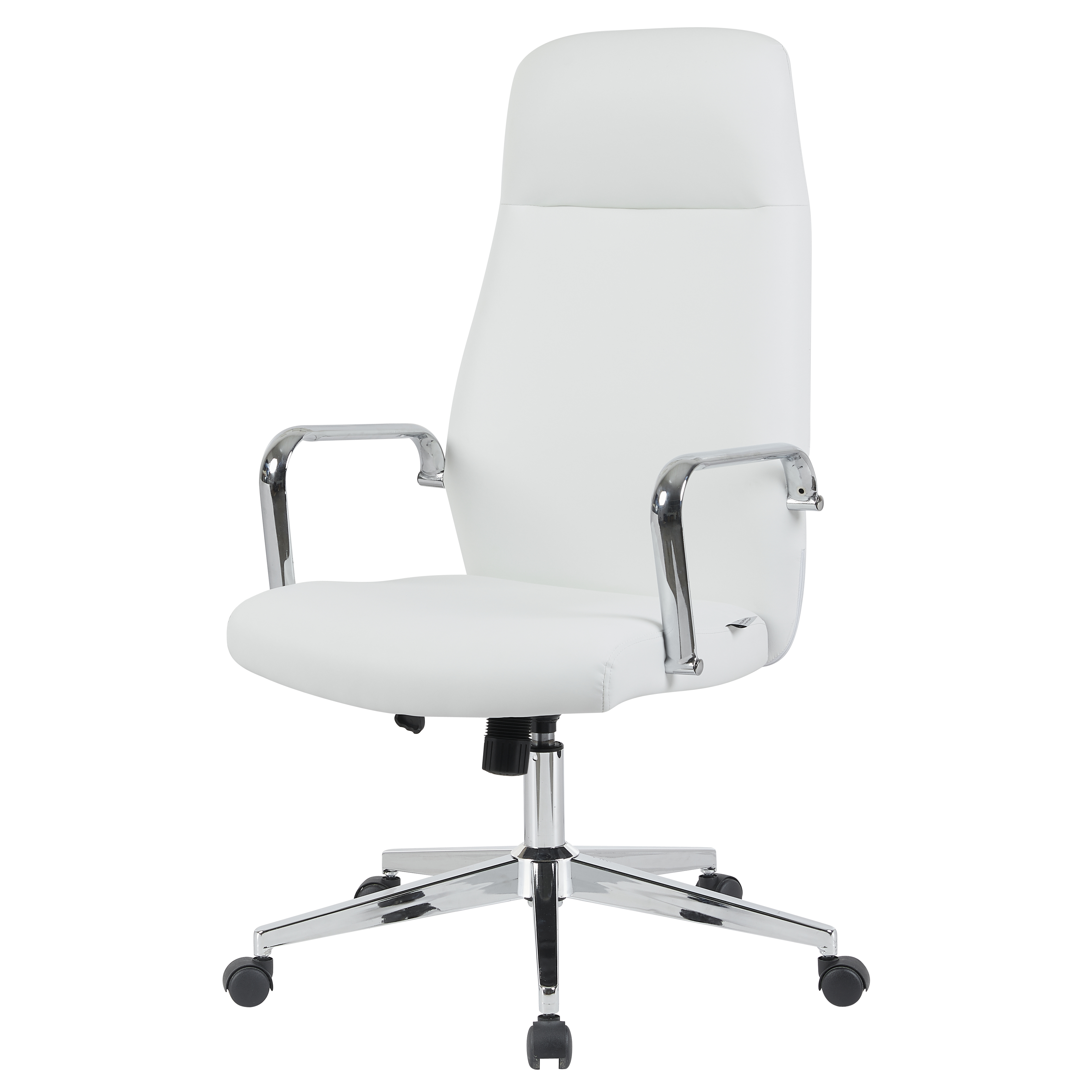 Flux Leather Office Chair Adjustable Height and Tilt with an Iron Frame