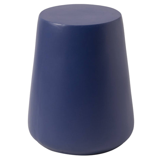 Glint 14" Wide Fiberstone Side Table in Tapered Base Design