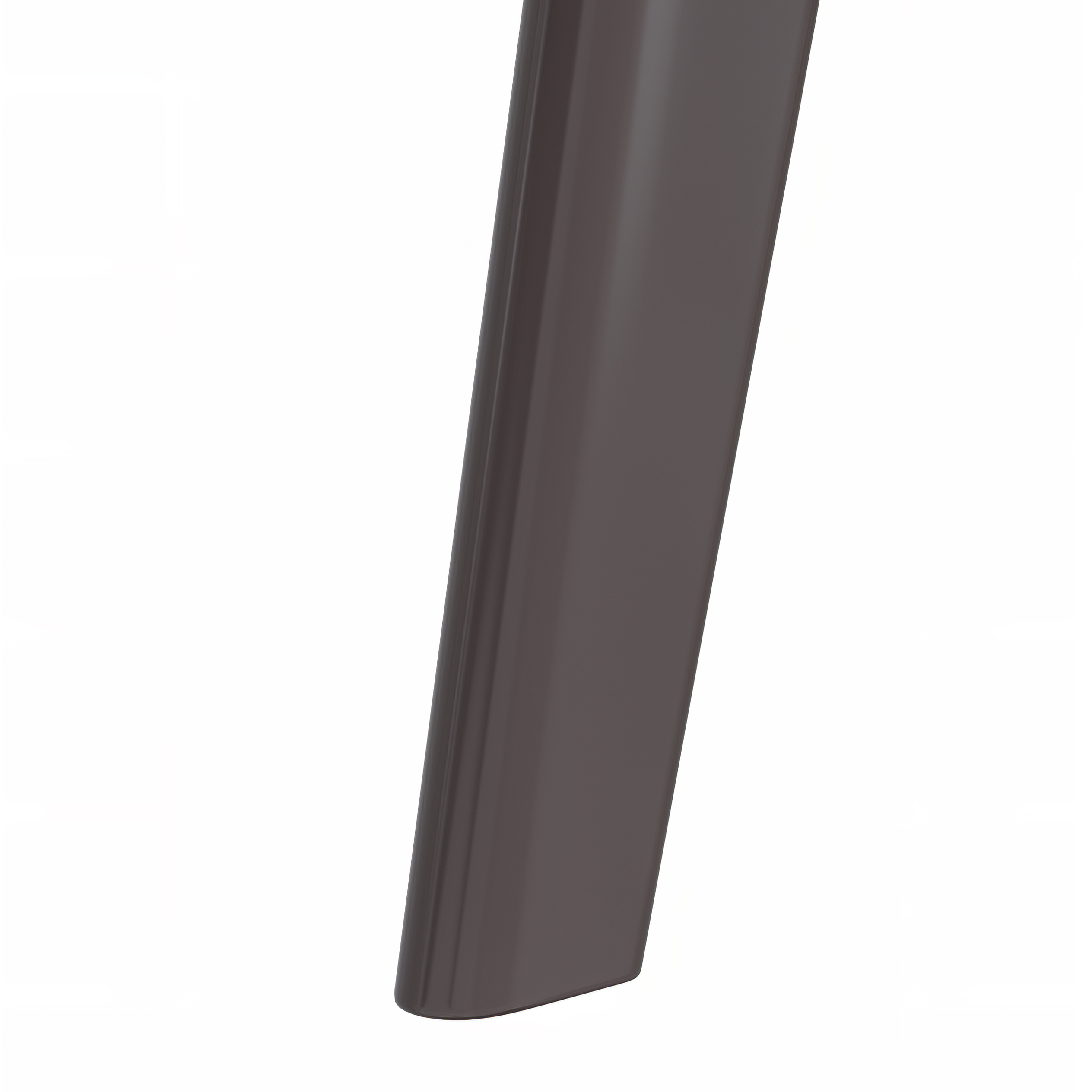 Krevor Modern Dining Table with Rectangular Stone/Glass Wide Tabletop with Black Steel Legs