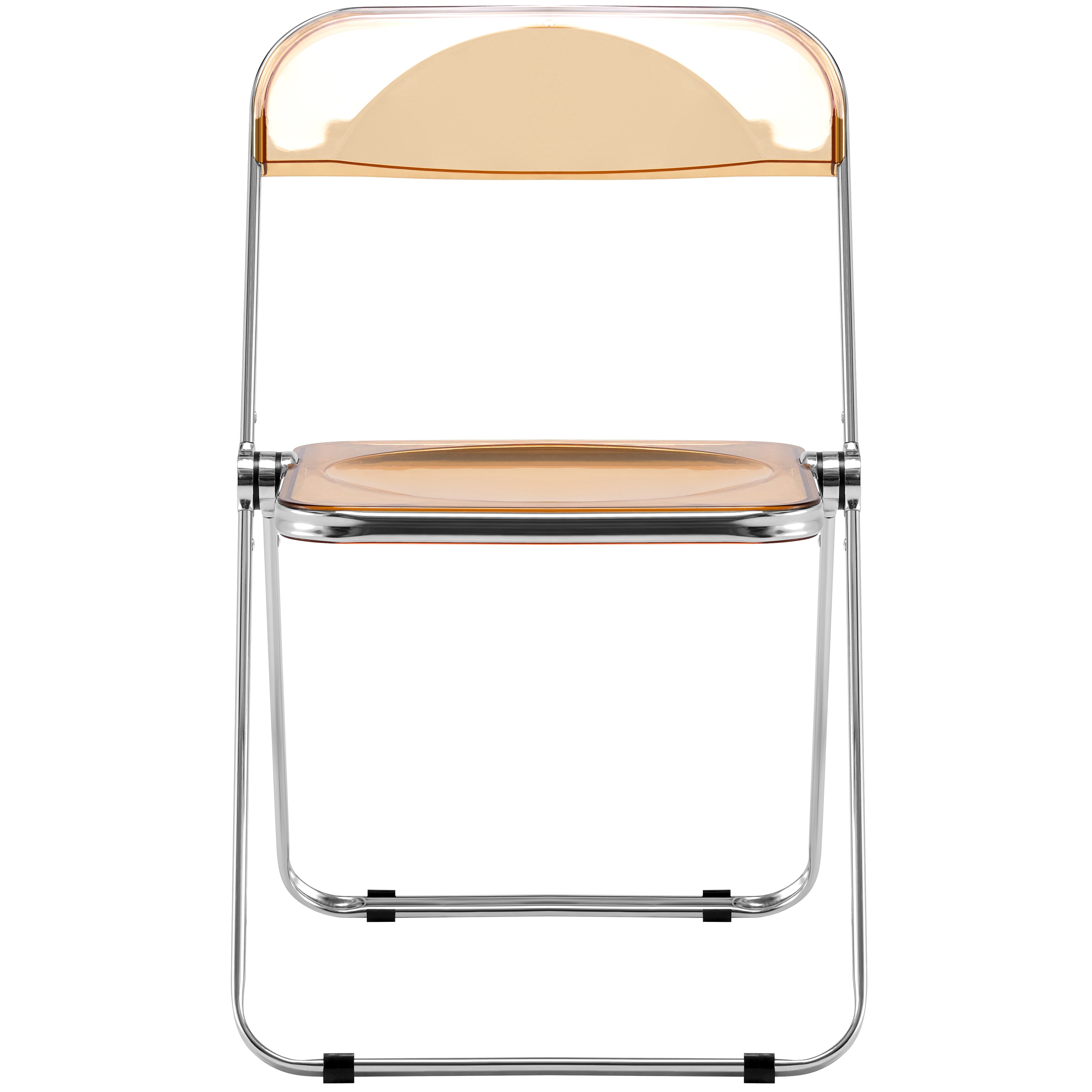 Lawrence Acrylic Folding Chair With Metal Frame