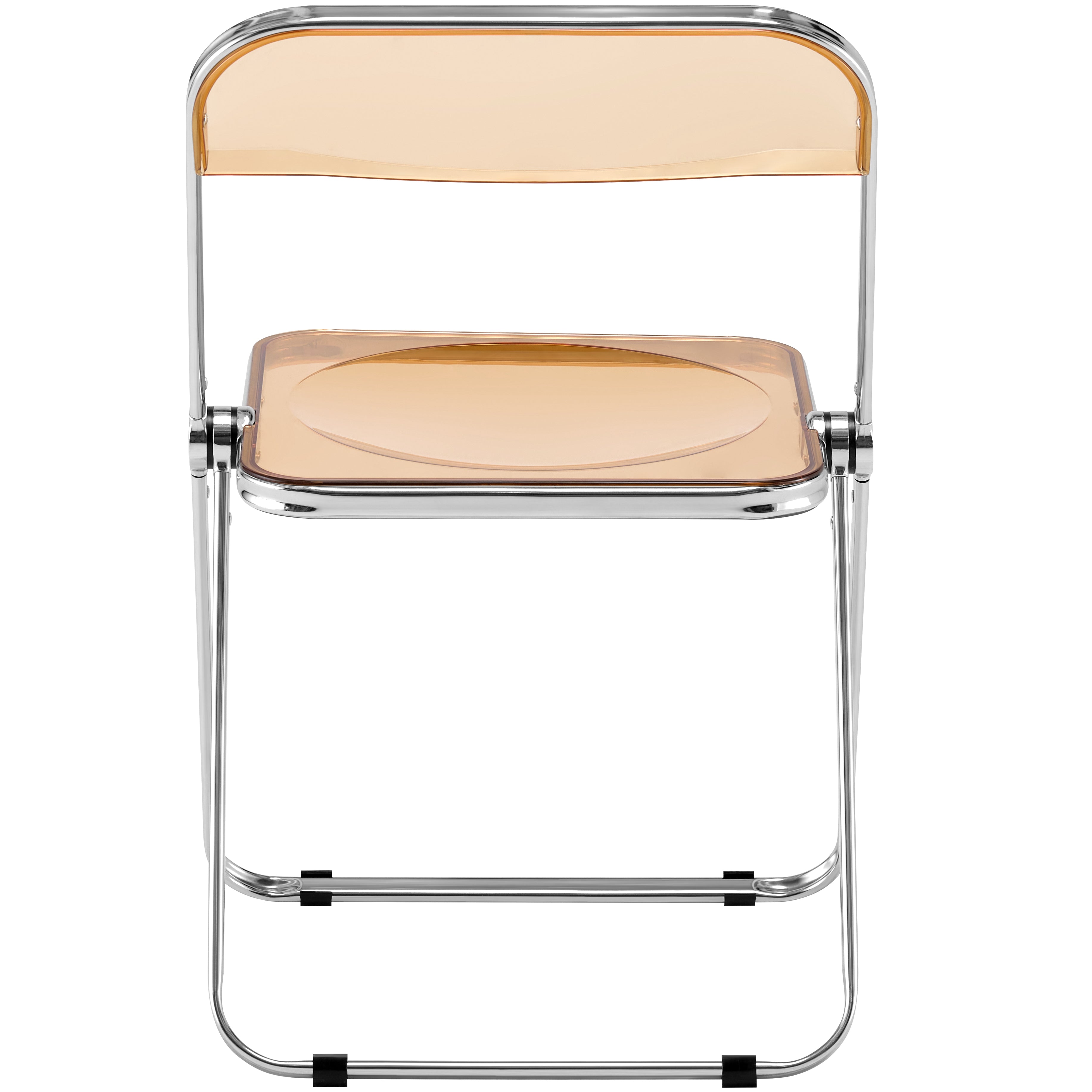 Lawrence Acrylic Folding Chair With Metal Frame