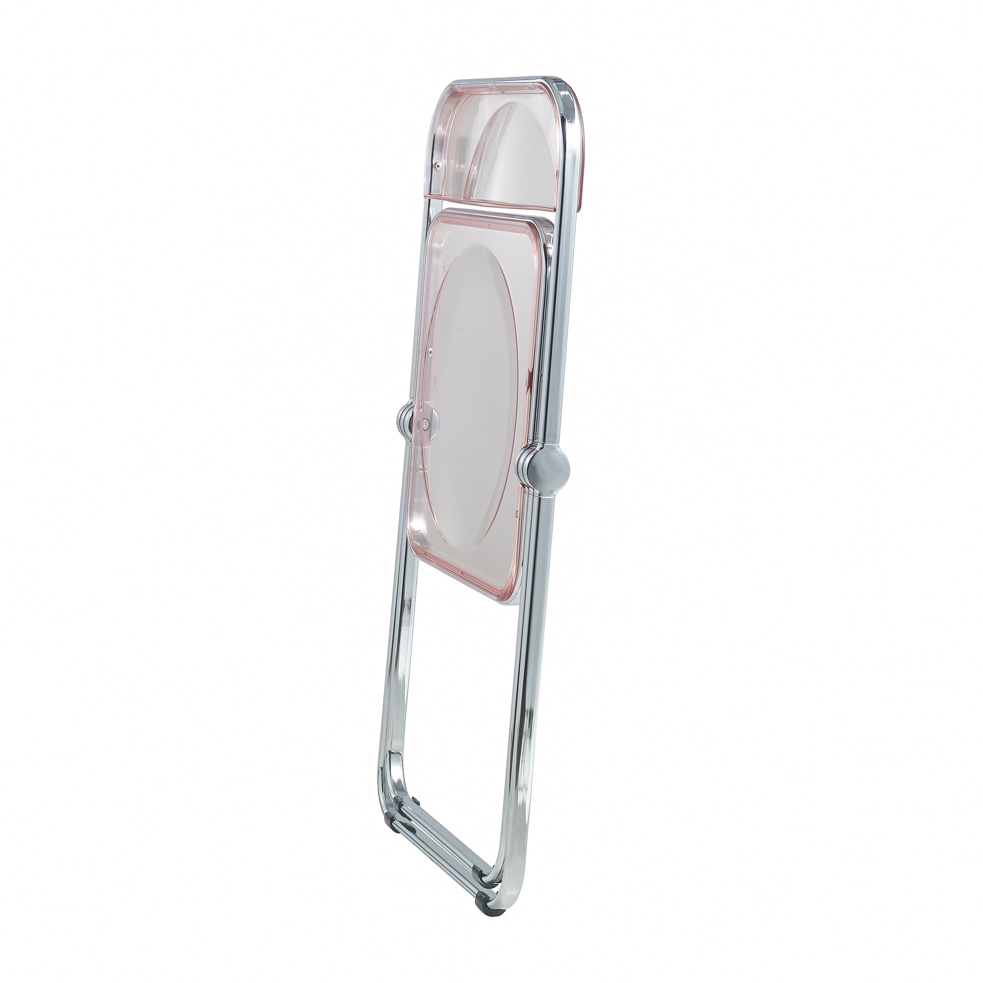Lawrence Acrylic Folding Chair With Metal Frame