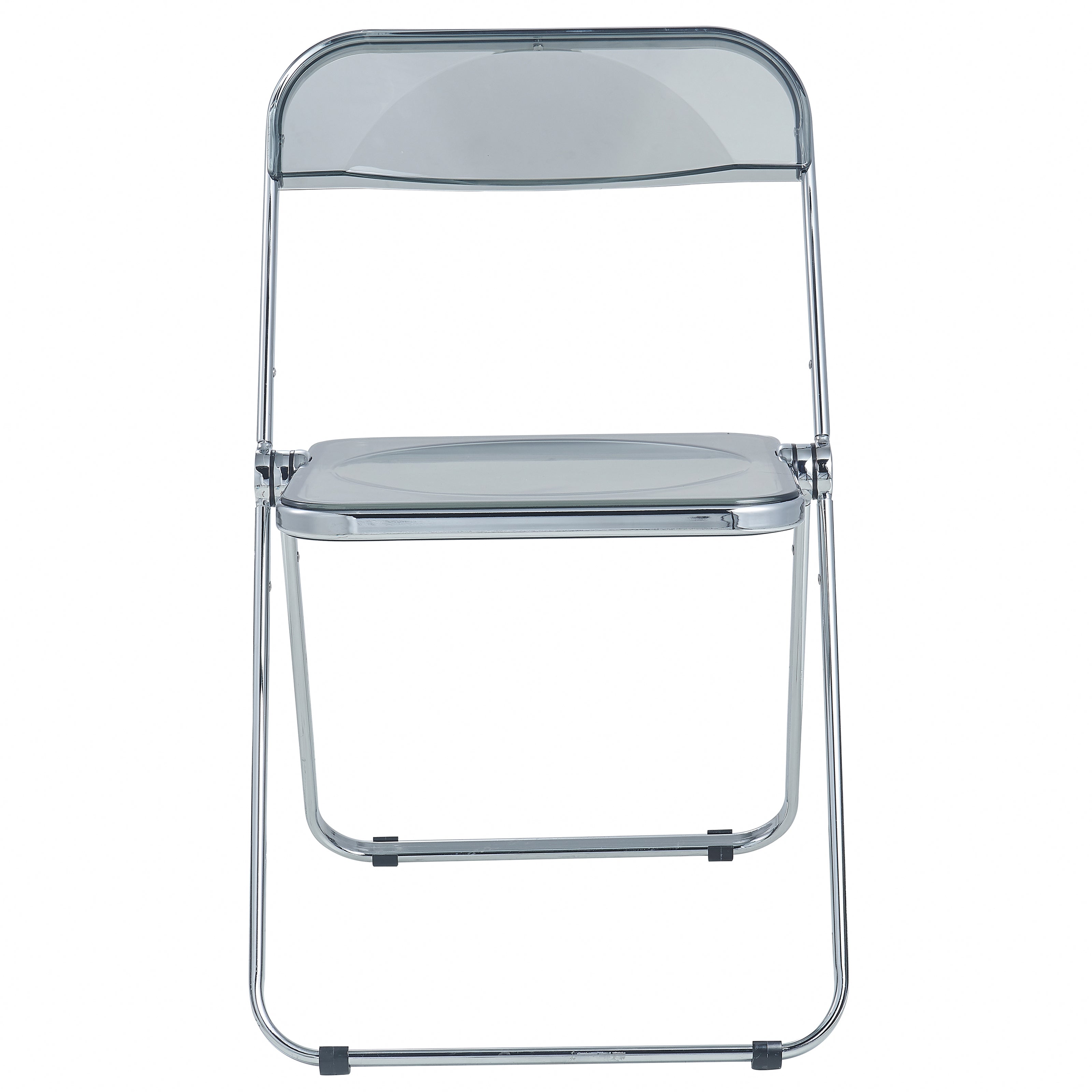 Lawrence Acrylic Folding Chair With Metal Frame