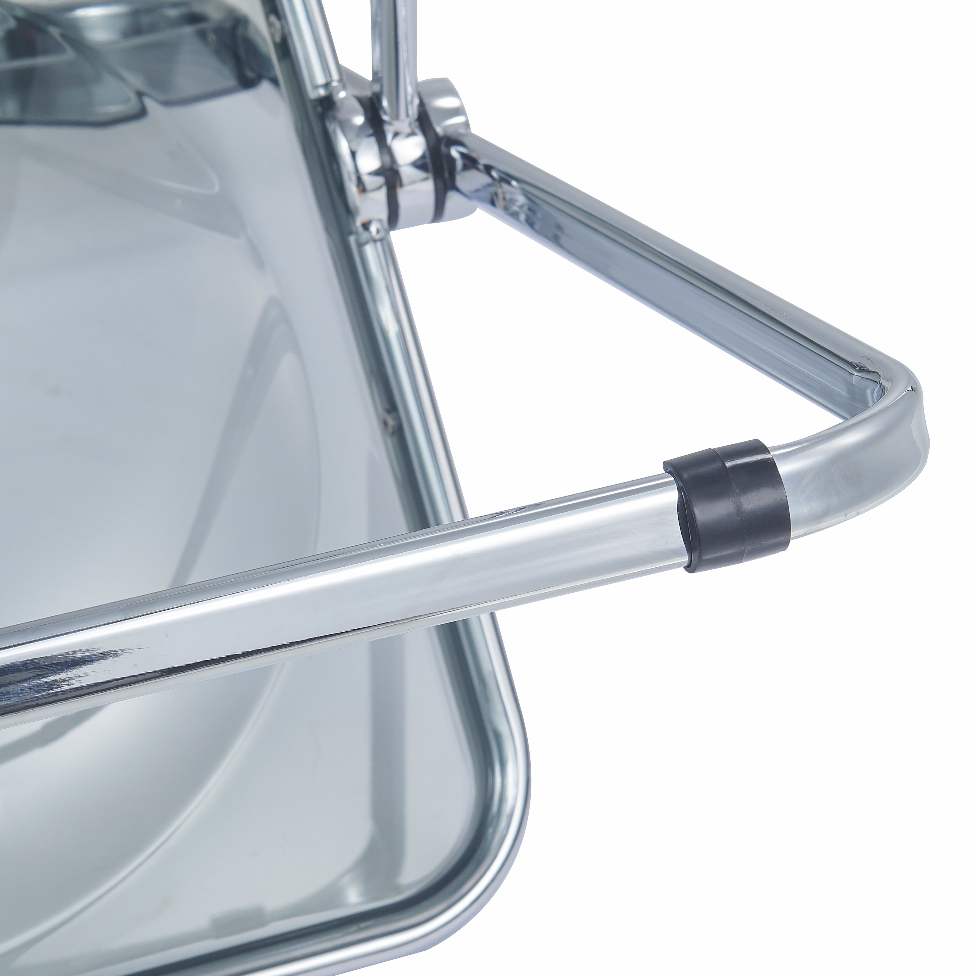 Lawrence Acrylic Folding Chair With Metal Frame
