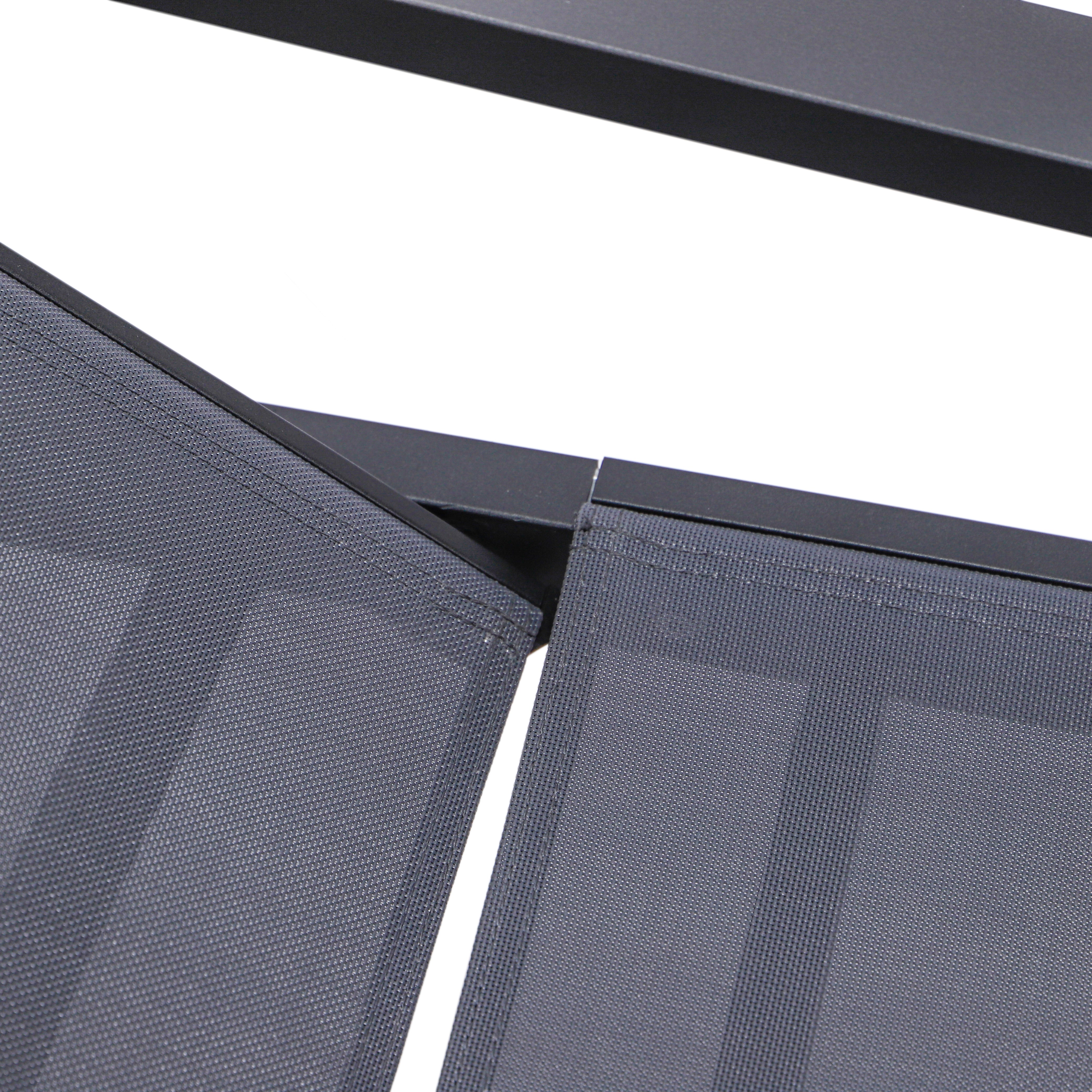 Marlin Aluminum Outdoor Chaise Lounge Chair with Sling Fabric Seat