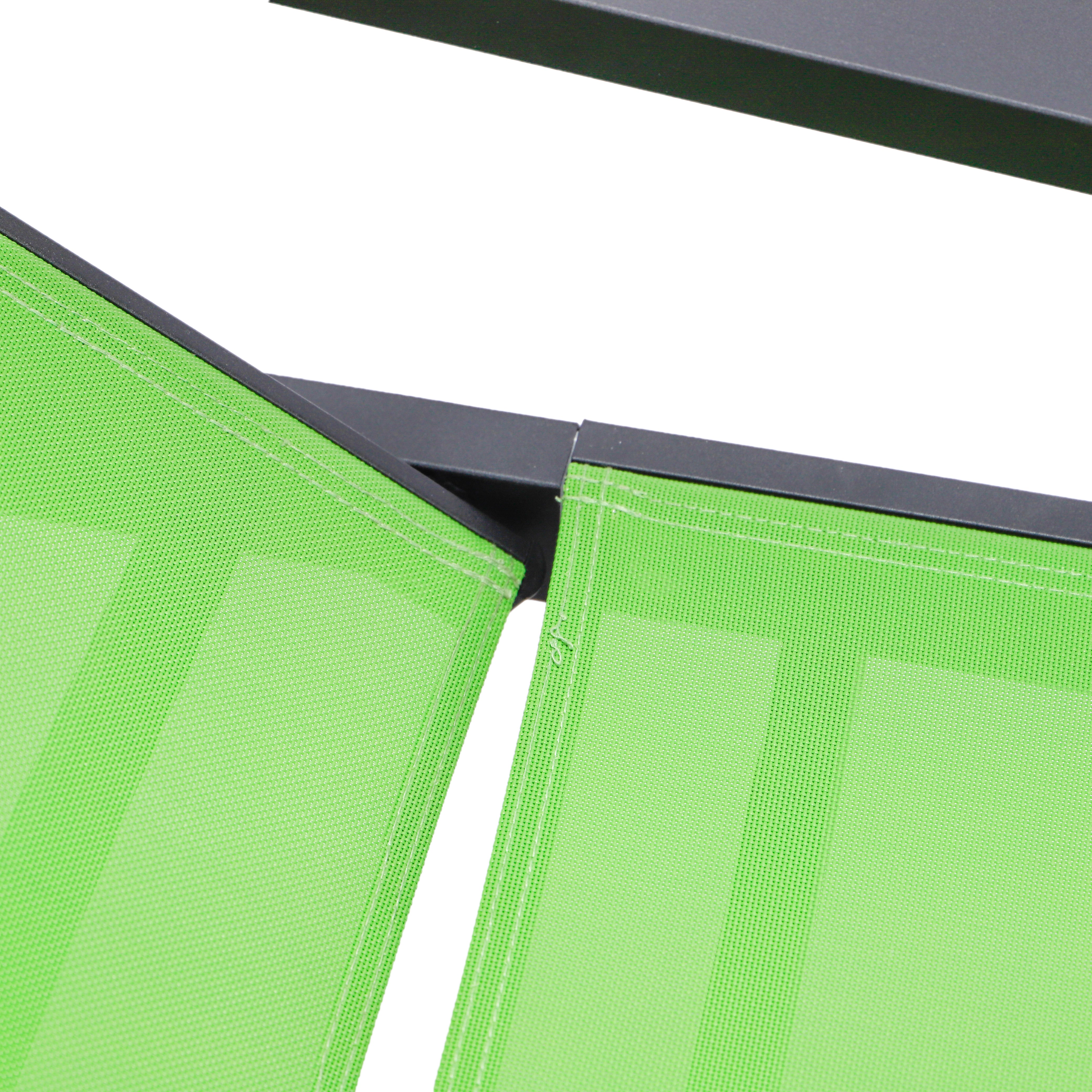 Marlin Aluminum Outdoor Chaise Lounge Chair with Sling Fabric Seat