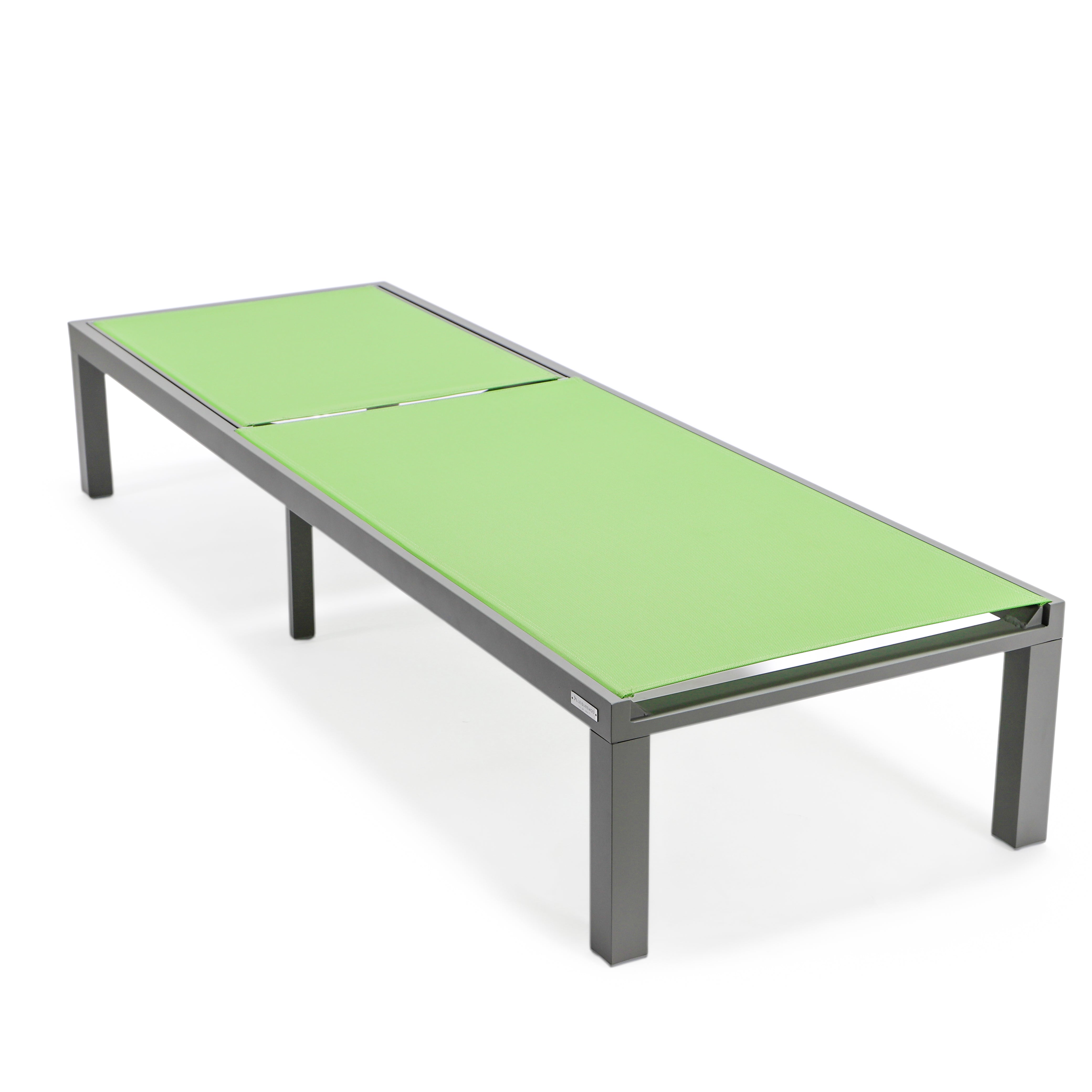 Marlin Aluminum Outdoor Chaise Lounge Chair with Sling Fabric Seat