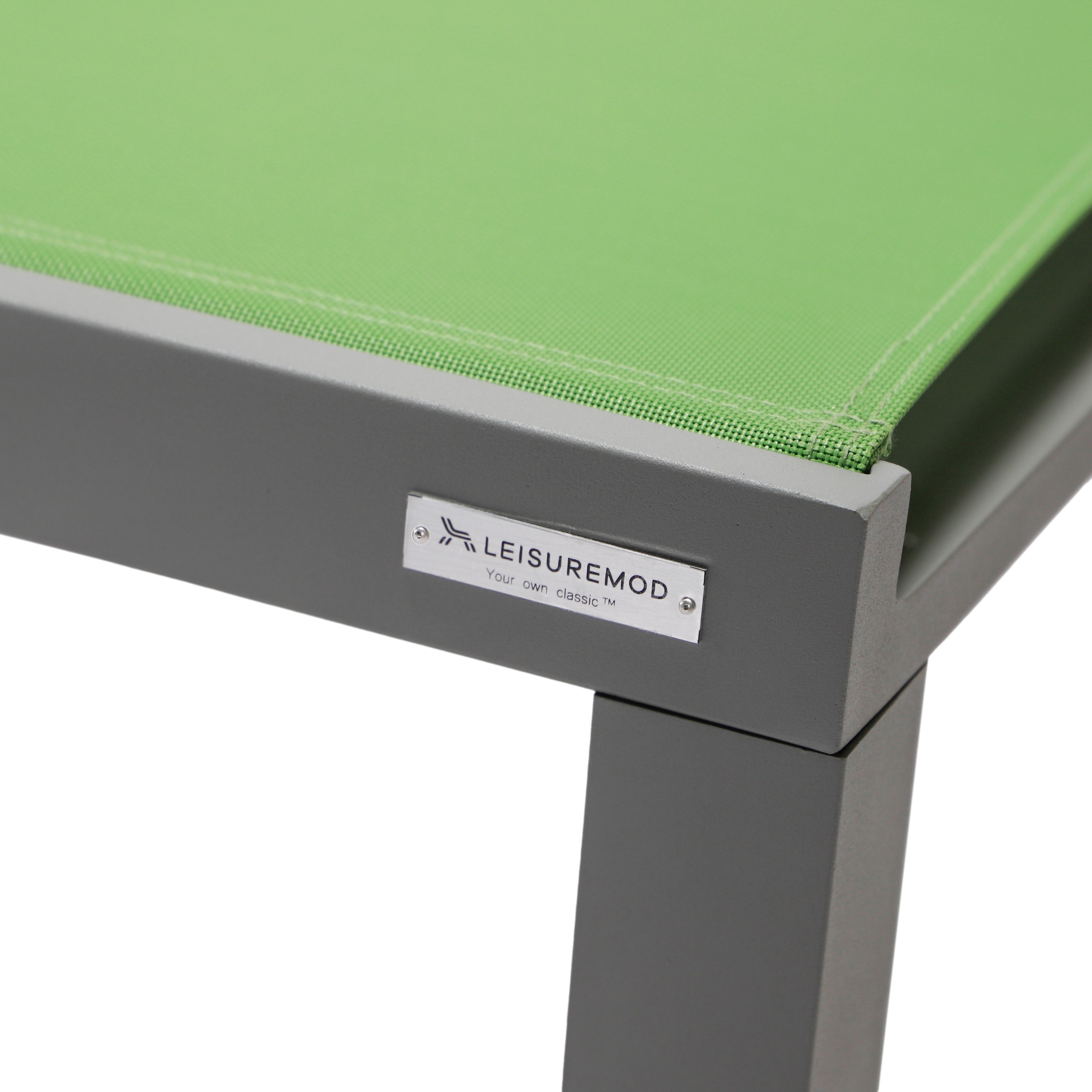 Marlin Aluminum Outdoor Chaise Lounge Chair with Sling Fabric Seat