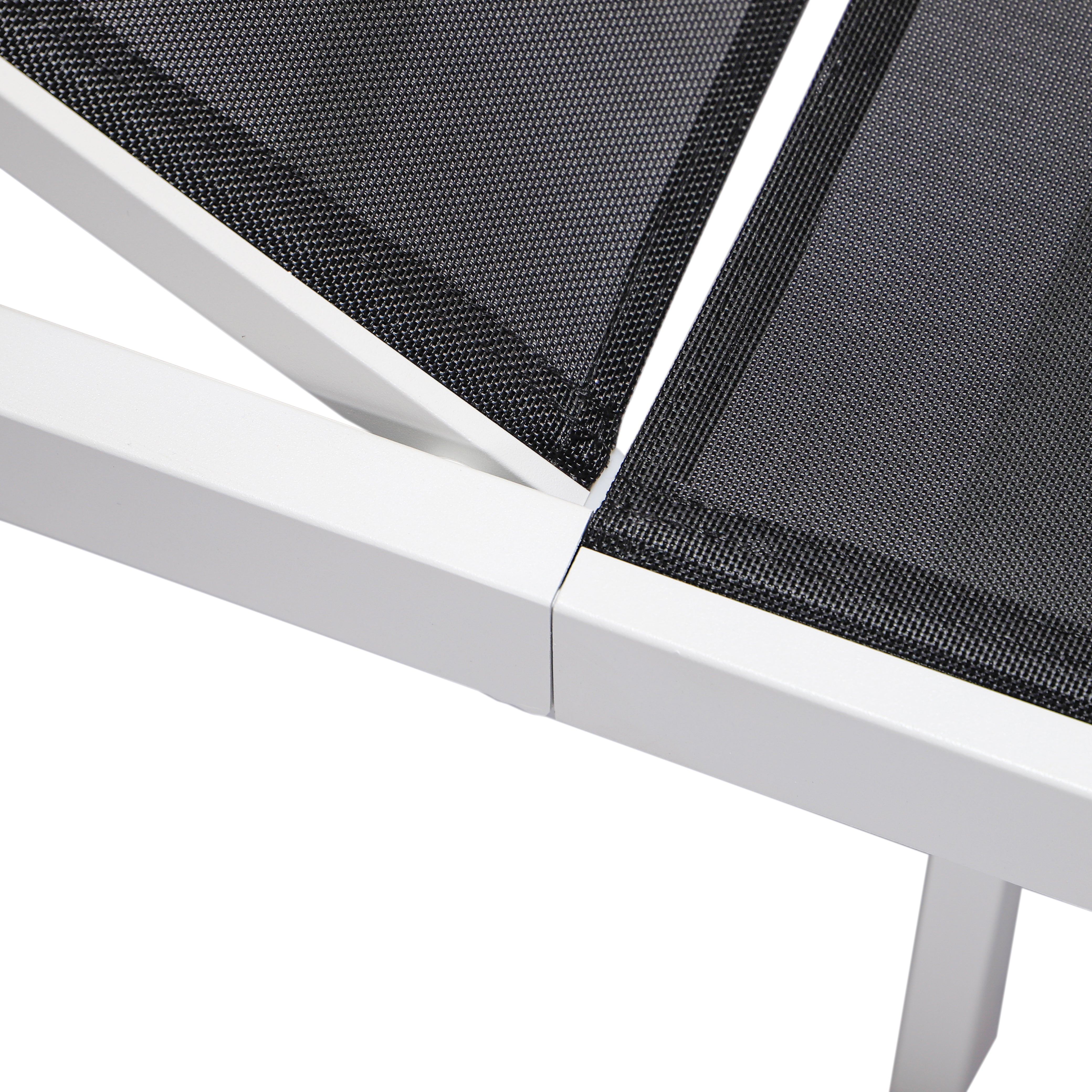 Marlin Aluminum Outdoor Chaise Lounge Chair with Sling Fabric Seat