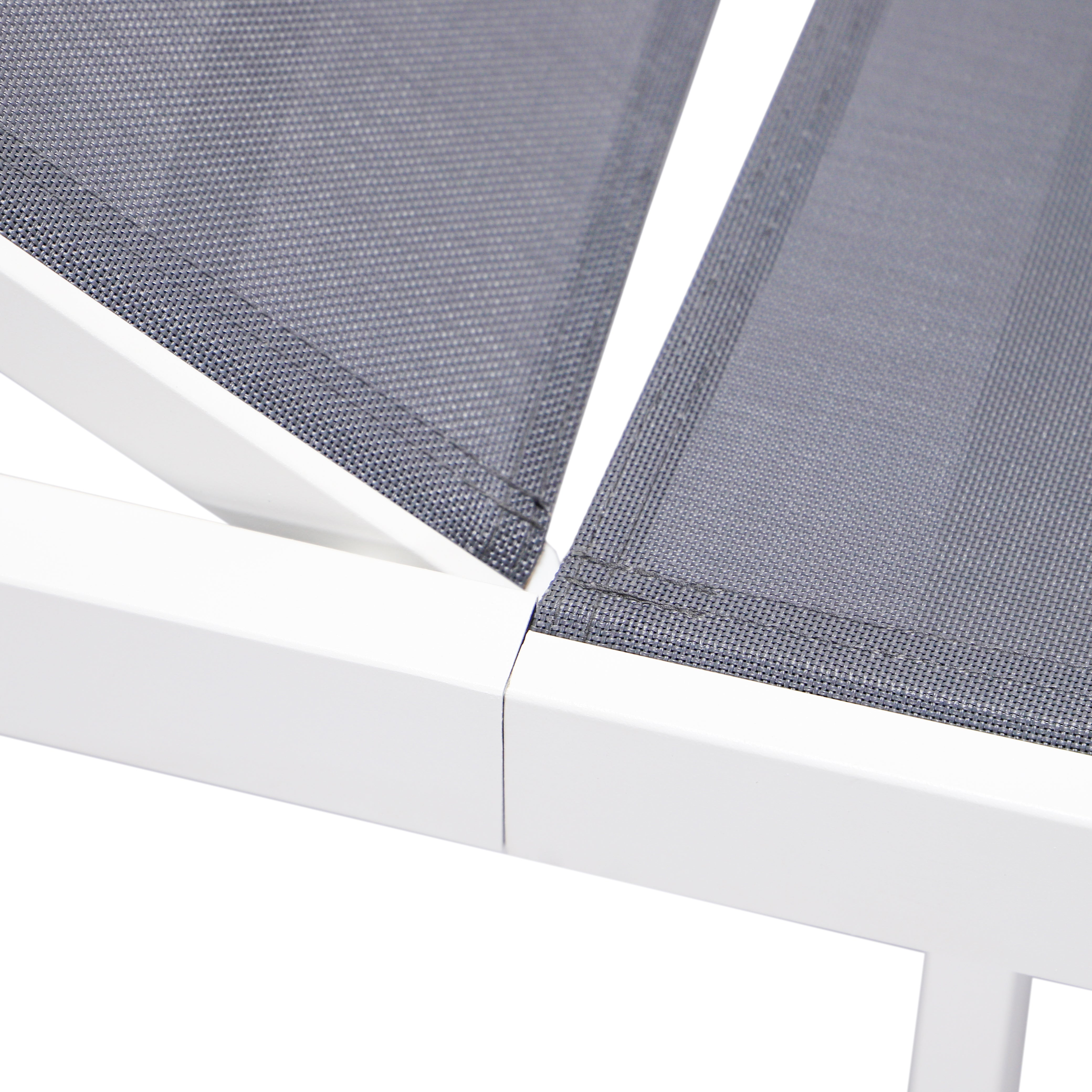 Marlin Aluminum Outdoor Chaise Lounge Chair with Sling Fabric Seat