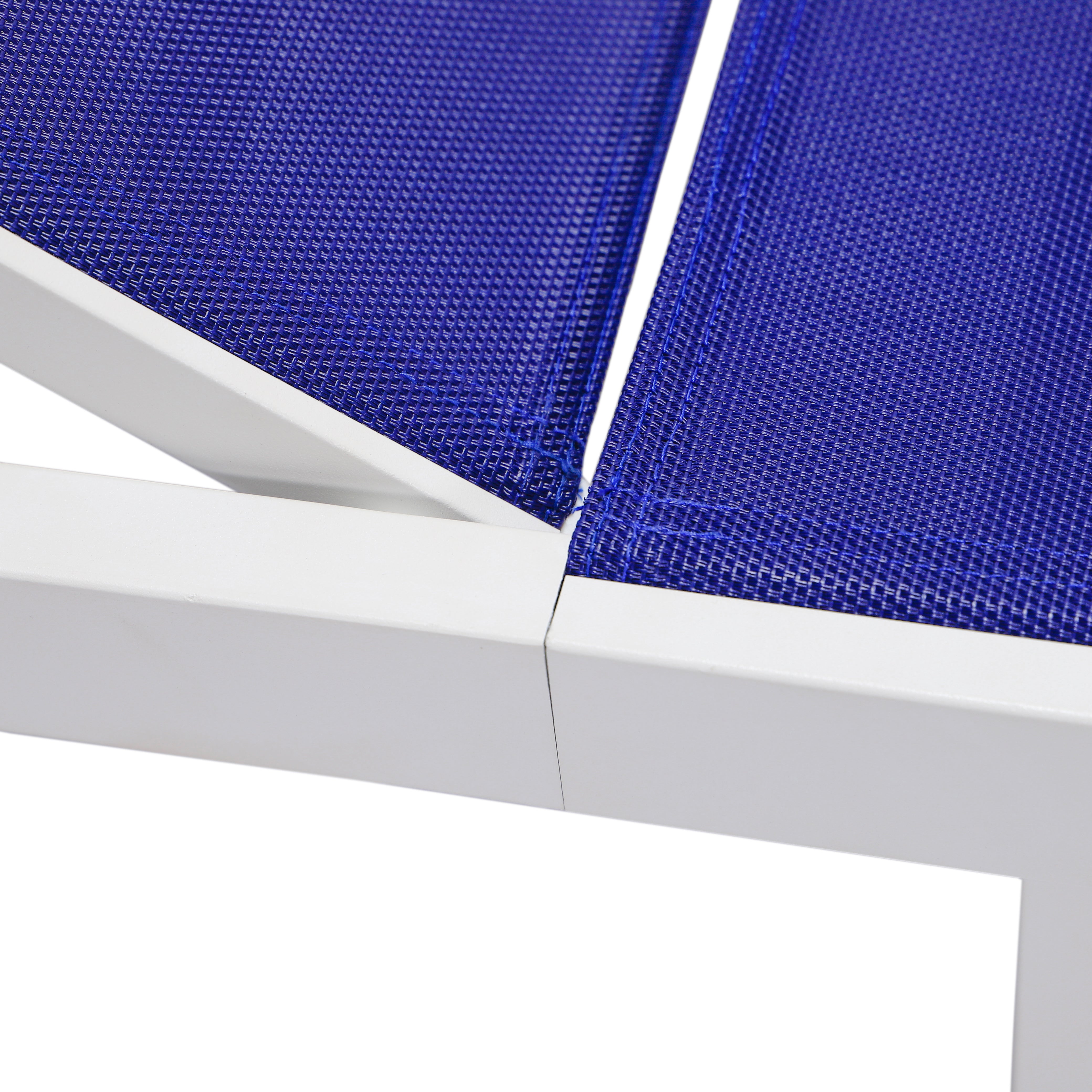 Marlin Aluminum Outdoor Chaise Lounge Chair with Sling Fabric Seat